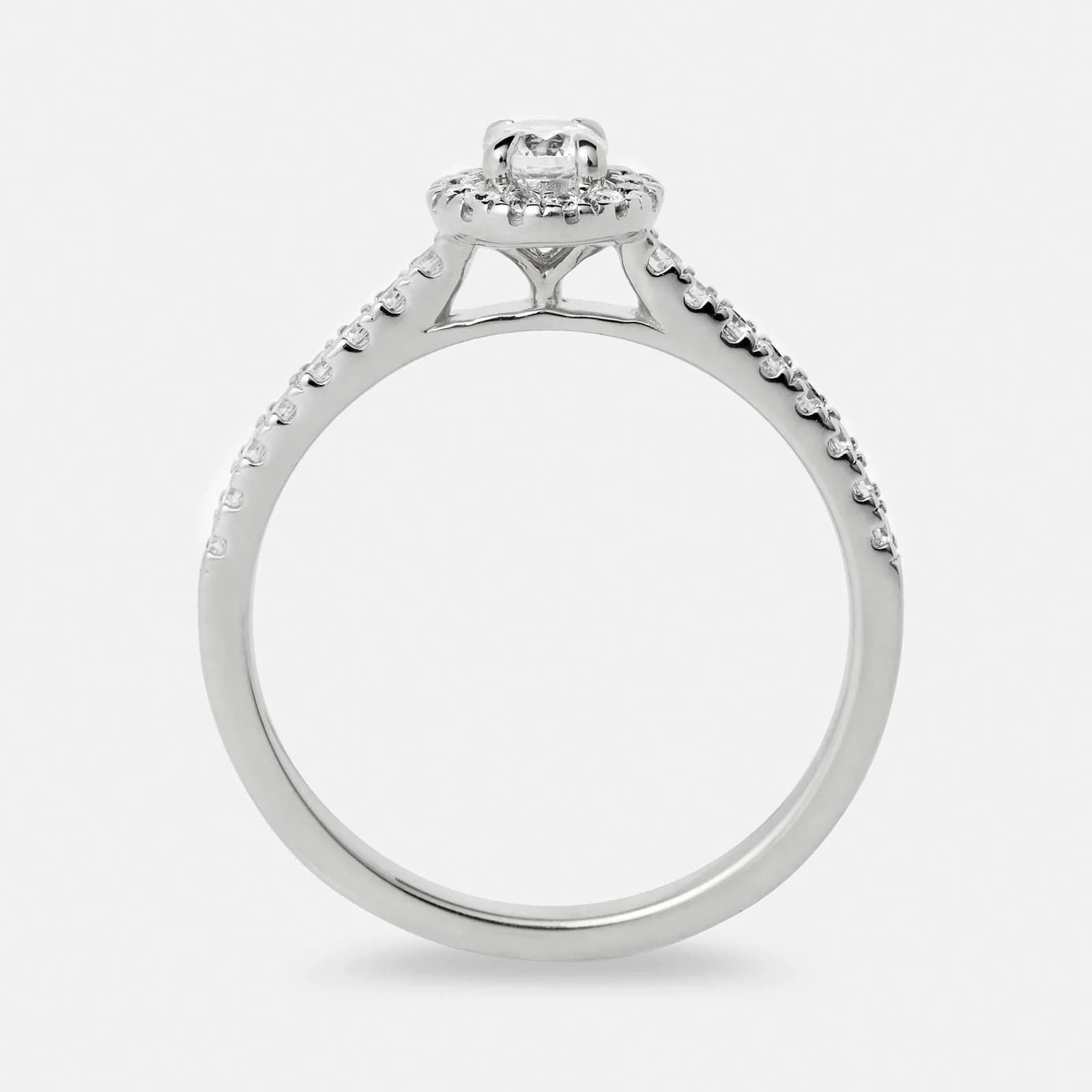 Je t´aime 18K ring vitguld - Le Soleil 2
