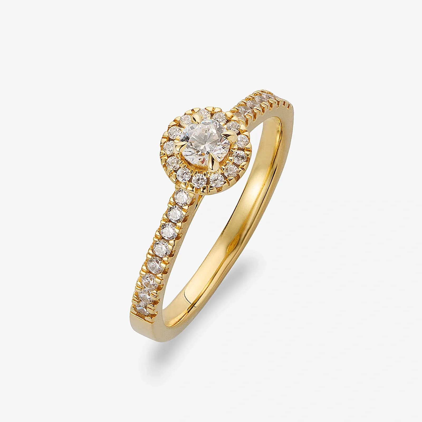 Je t´aime 18K guldring - Le Soleil