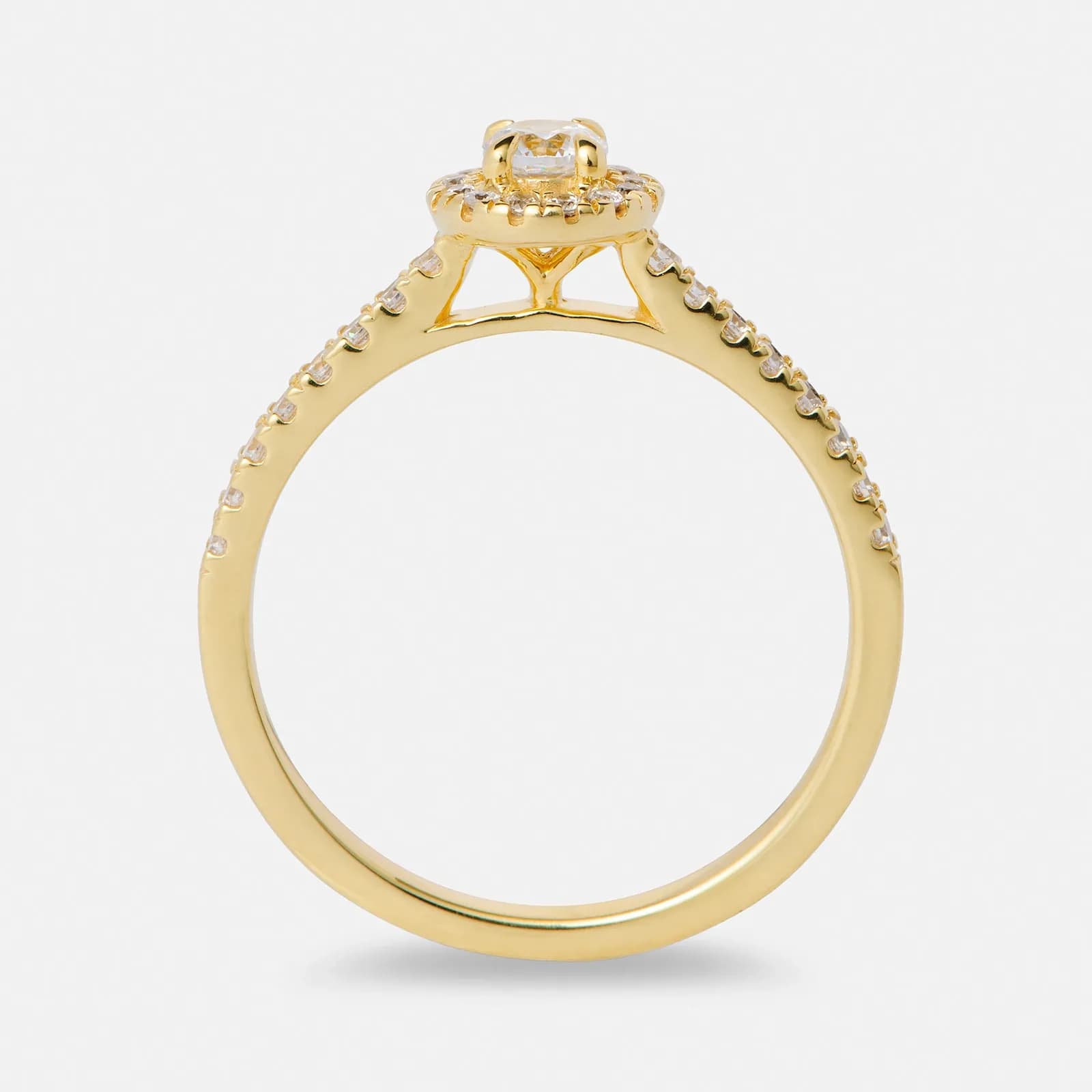 Je t´aime 18K guldring - Le Soleil 2