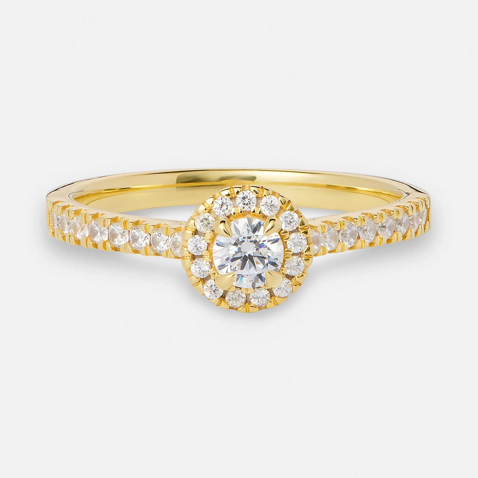 Je t´aime 18K guldring - Le Soleil 3
