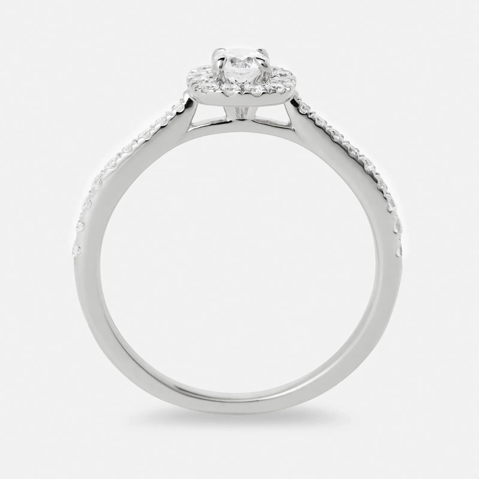 Je t´aime 18K ring vitguld - Aurore 2
