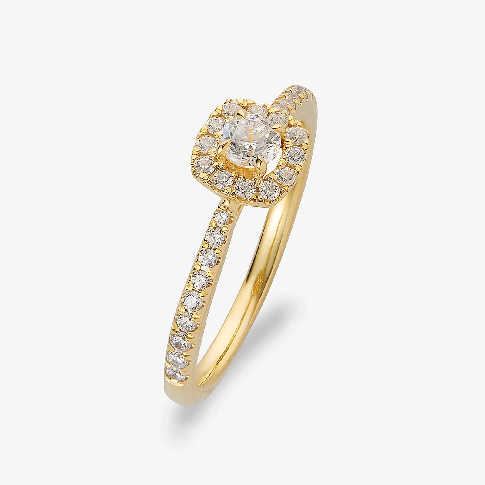 Je t´aime 18K guldring - Aurore