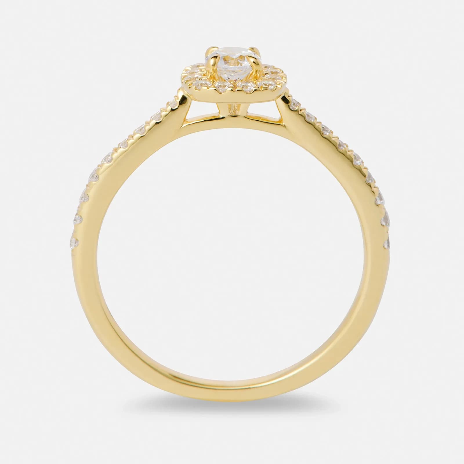Je t´aime 18K guldring - Aurore 2