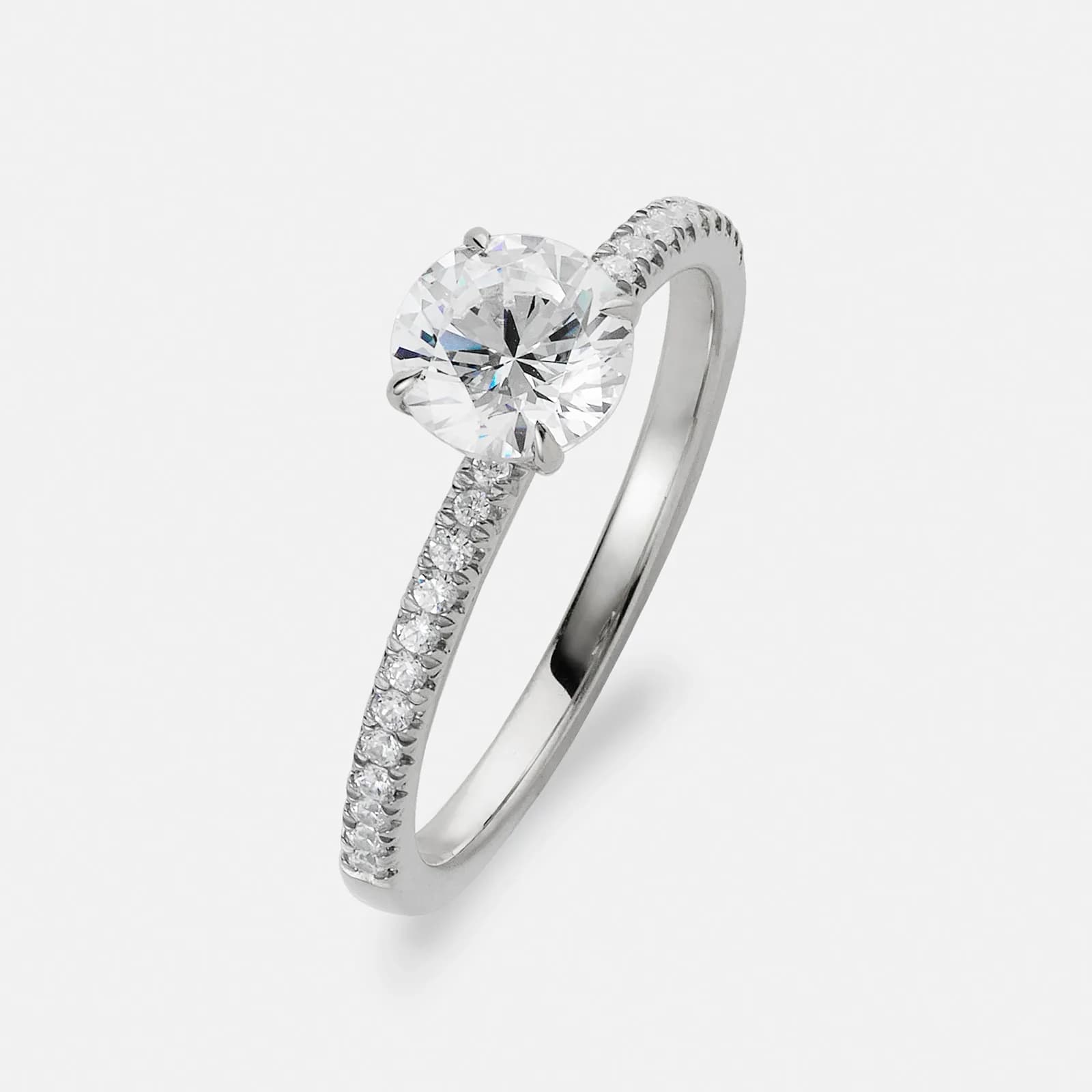 Je t´aime 18K ring vitguld - L'Élue Lumière