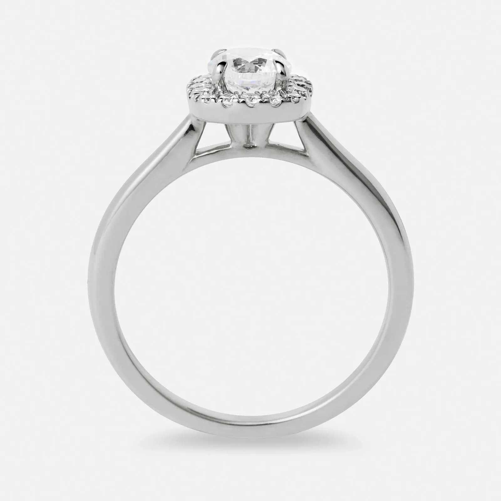 Je t´aime 18K ring vitguld - Vénus 2