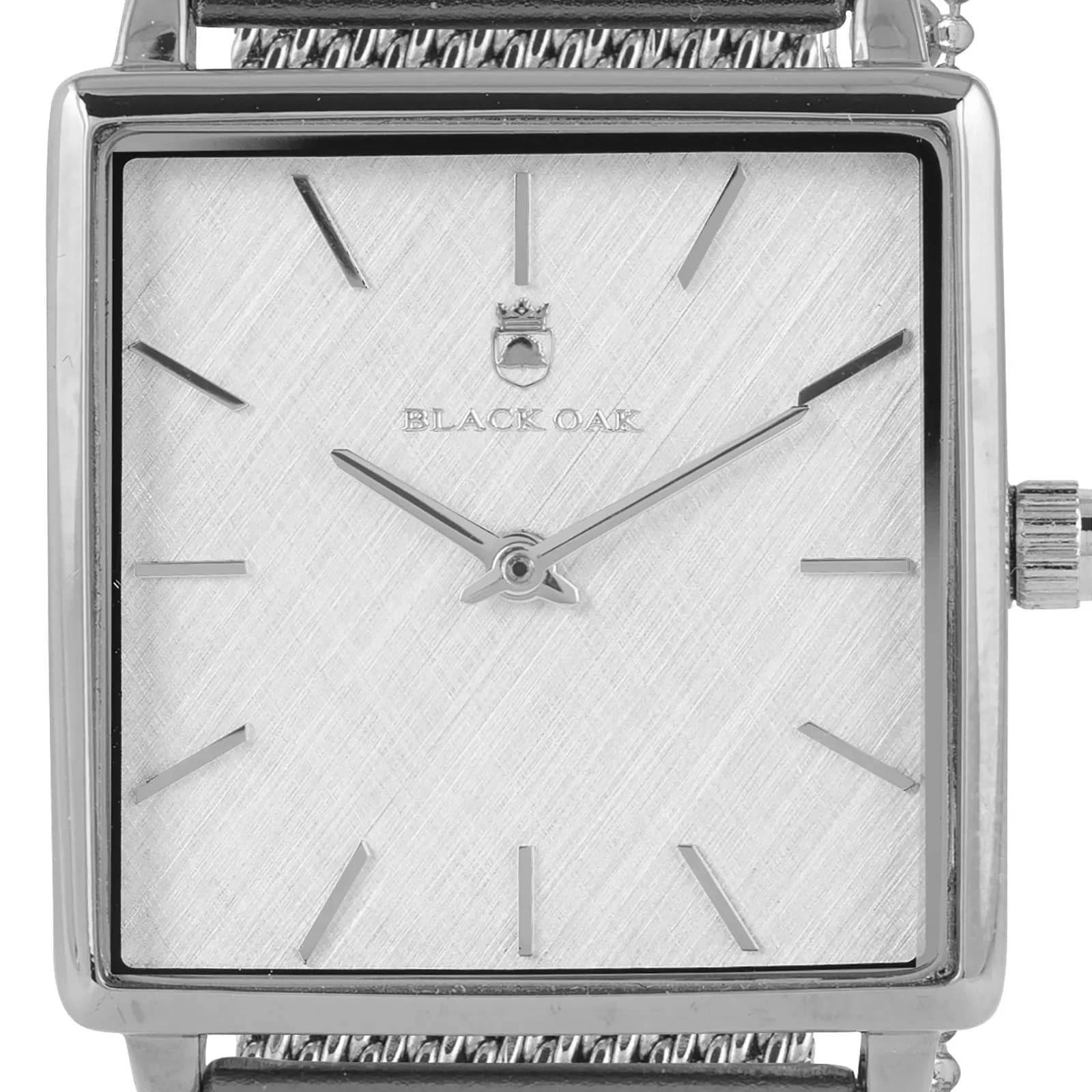 Black Oak Statement klockset - silver, 26mm 5