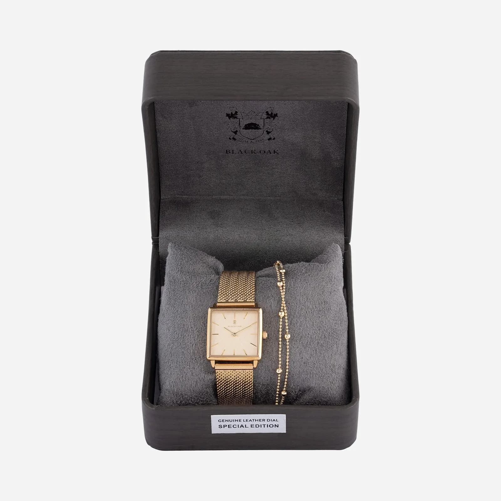 Black Oak Statement klockset - guld, 26mm