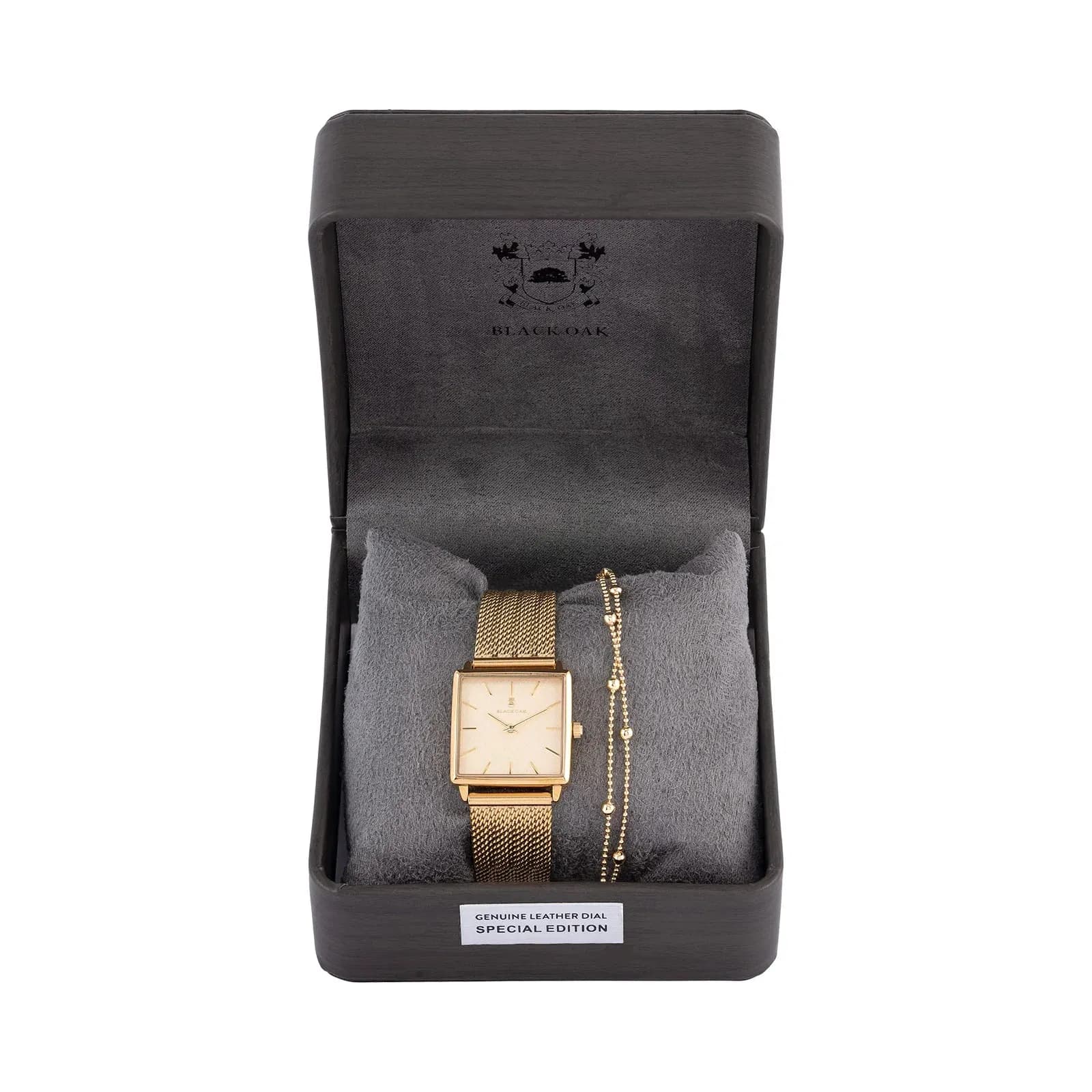 Black Oak Statement klockset - guld, 26mm