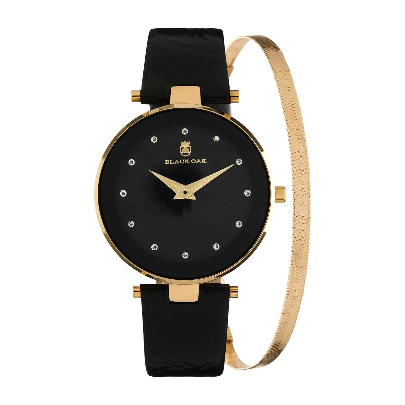 Klockset Black Oak Othello - svart/guld, 36 mm