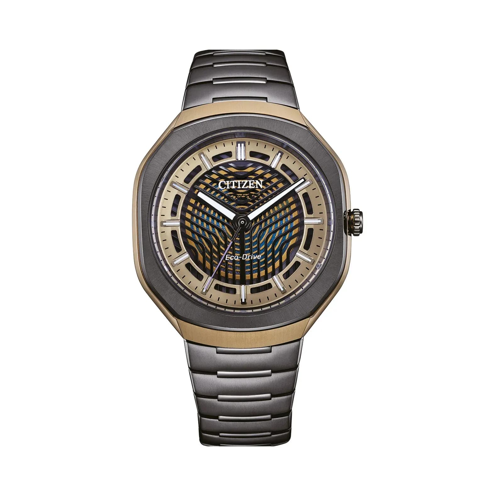 Citizen Eco-Drive Photon herr guld/titan, metallband - BJ6569-59X 3