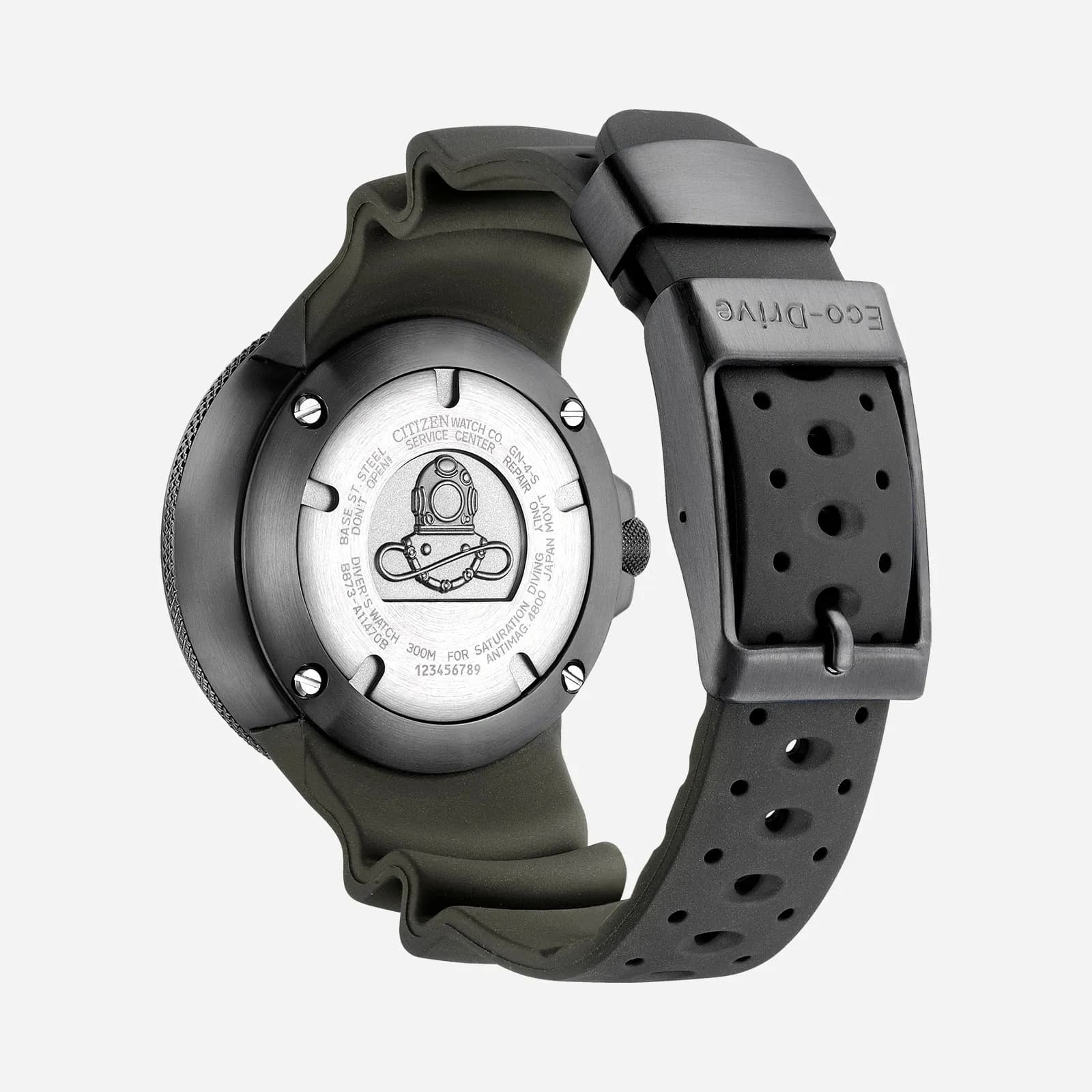Citizen Promaster Marine, svart/grön - BJ8055-04X 3
