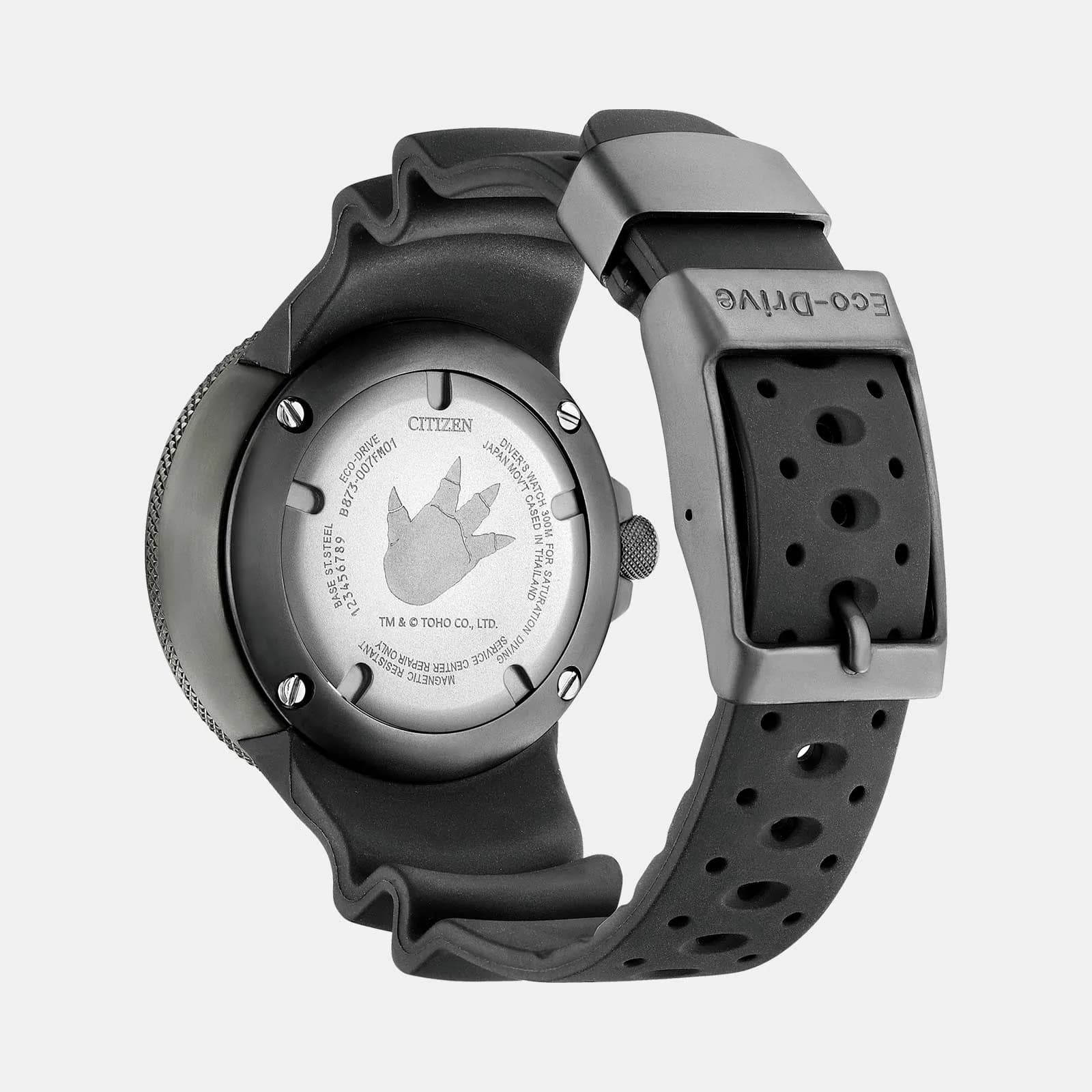 Citizen Godzilla Eco-Drive svart/grå BJ8056-01E 2