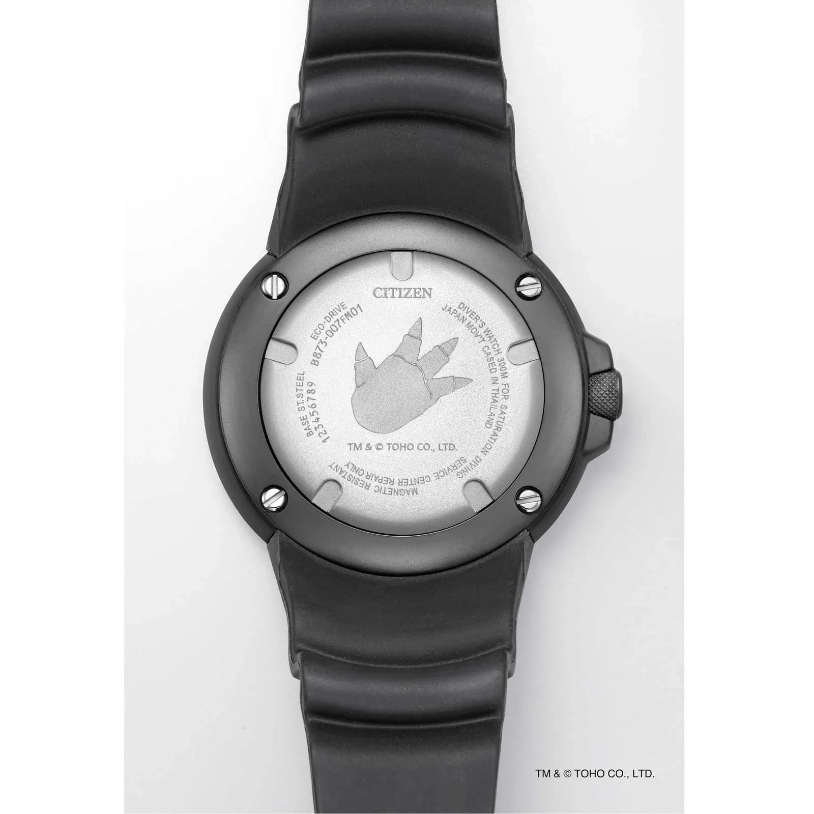 Citizen Godzilla Eco-Drive svart/röd BJ8059-03Z 4