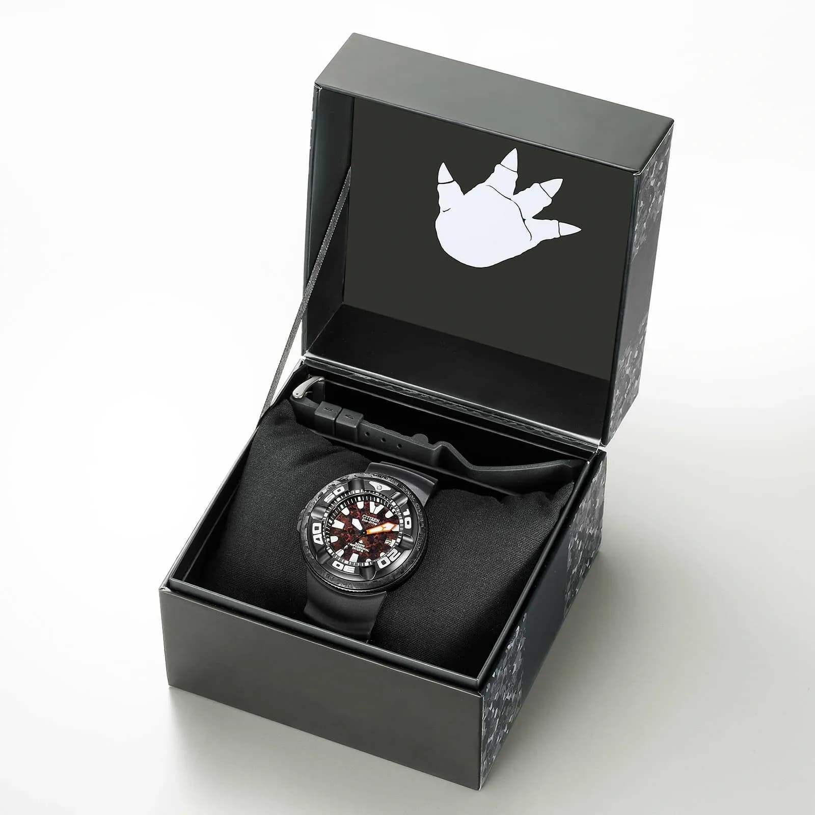 Citizen Godzilla Eco-Drive svart/röd BJ8059-03Z 5
