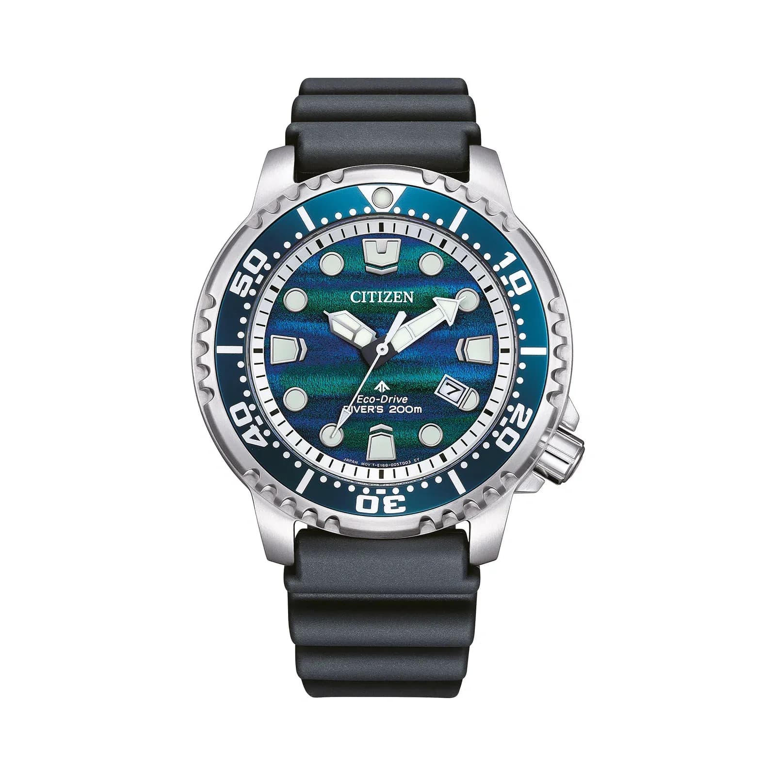 Citizen Promaster Eco-Drive Blå/Svart, Gummiband - BN0167-09W