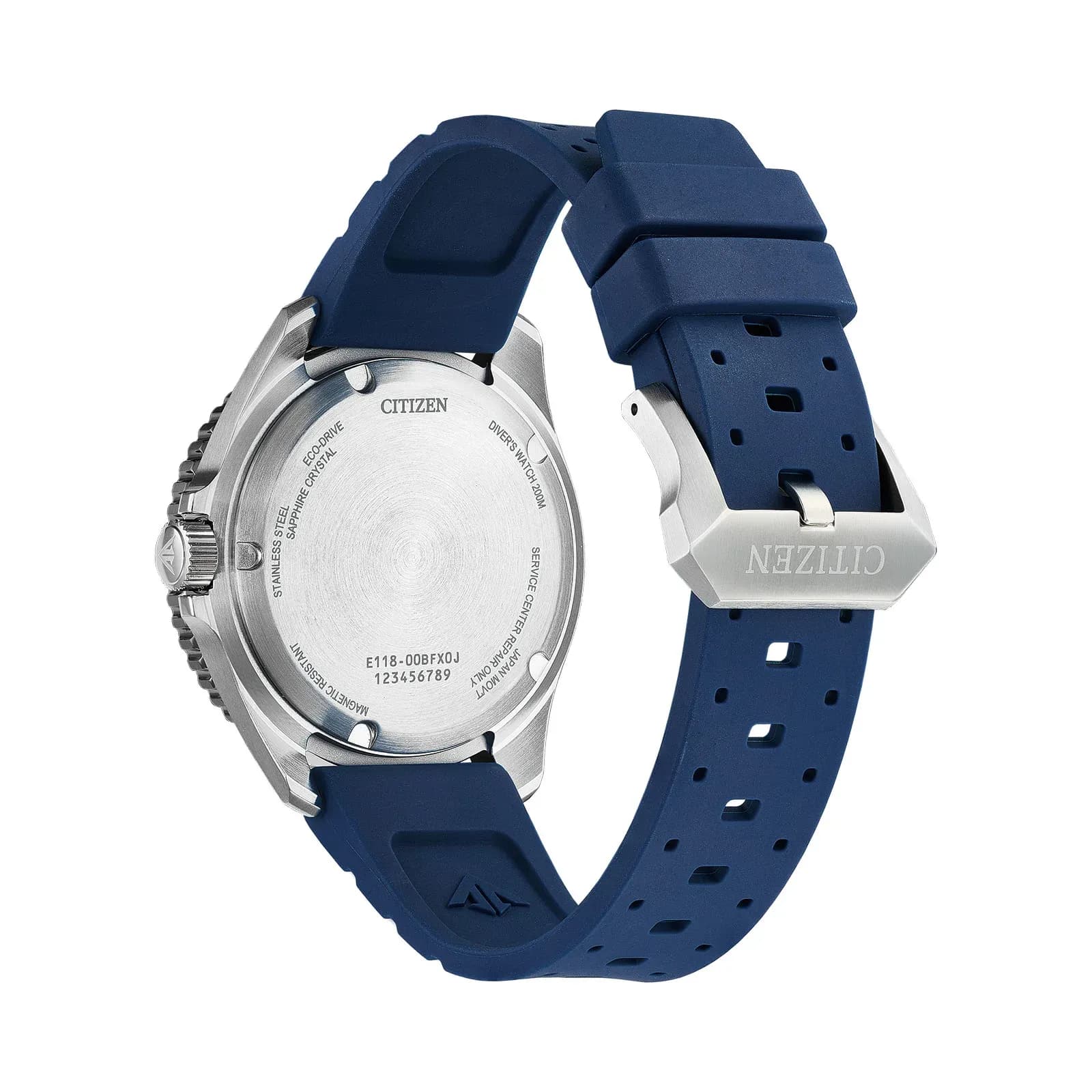 Citizen Promaster herr blå/stål, gummiband - BN0267-04L 2