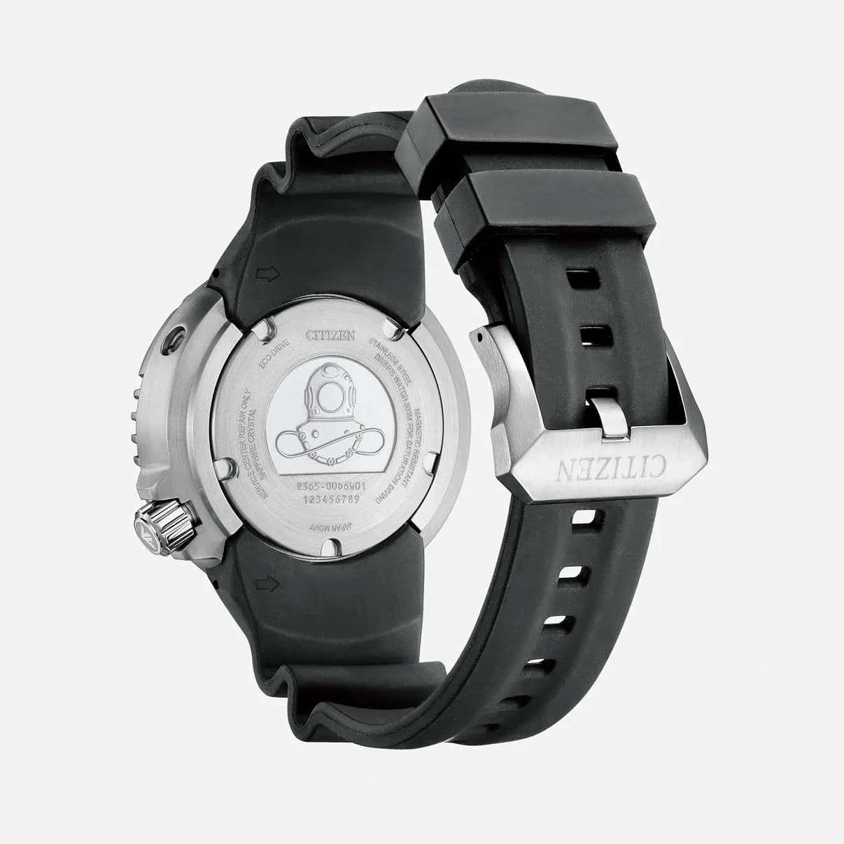 Citizen Promaster Eco-Drive Diver 300m silver/svart - BN1024-01E 2