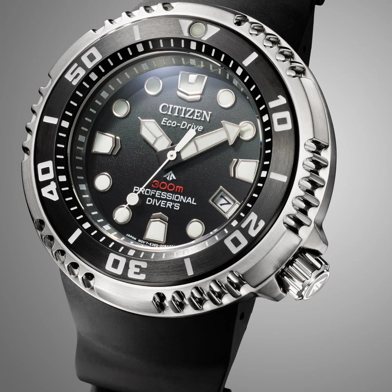 Citizen Promaster Eco-Drive Diver 300m silver/svart - BN1024-01E 5