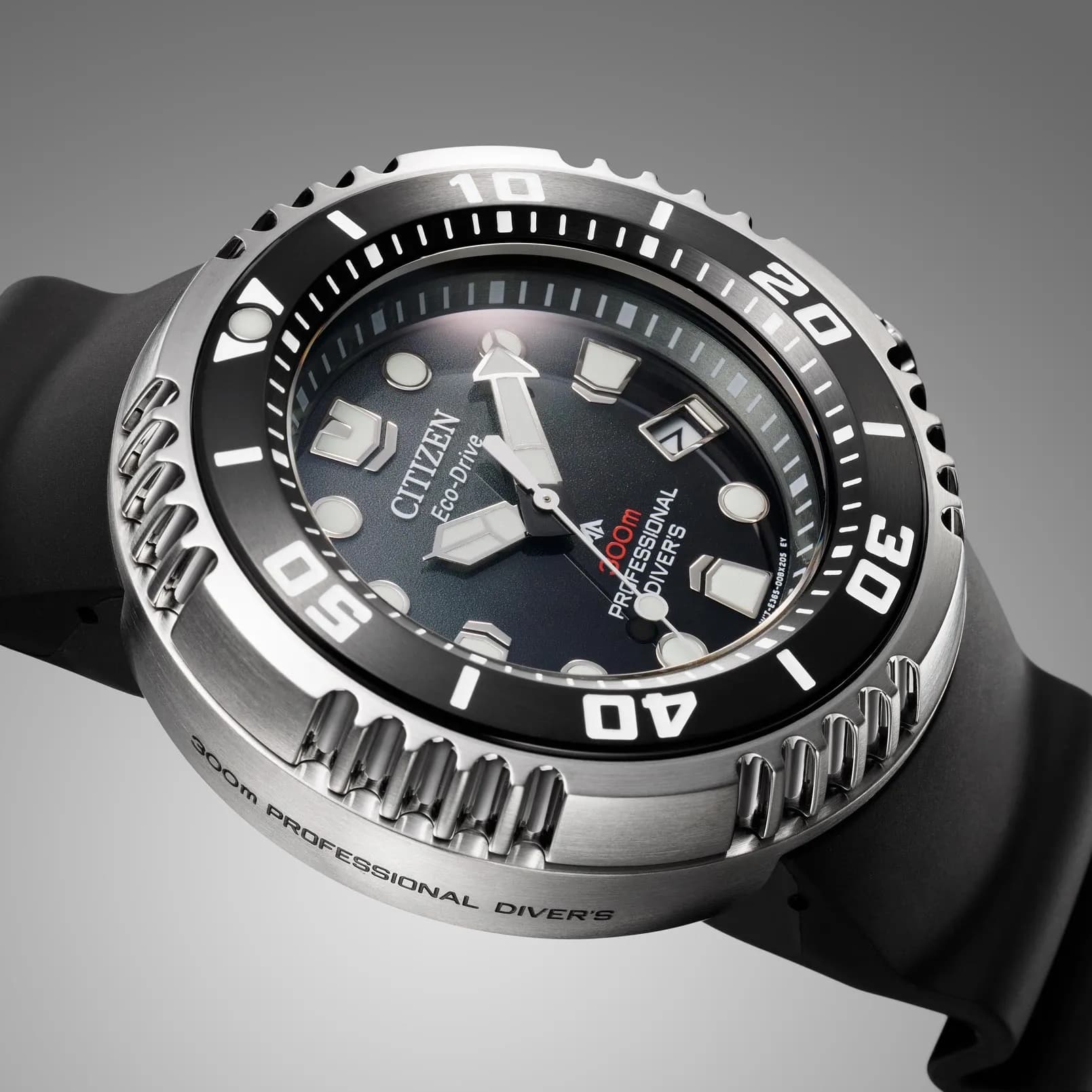 Citizen Promaster Eco-Drive Diver 300m silver/svart - BN1024-01E 6