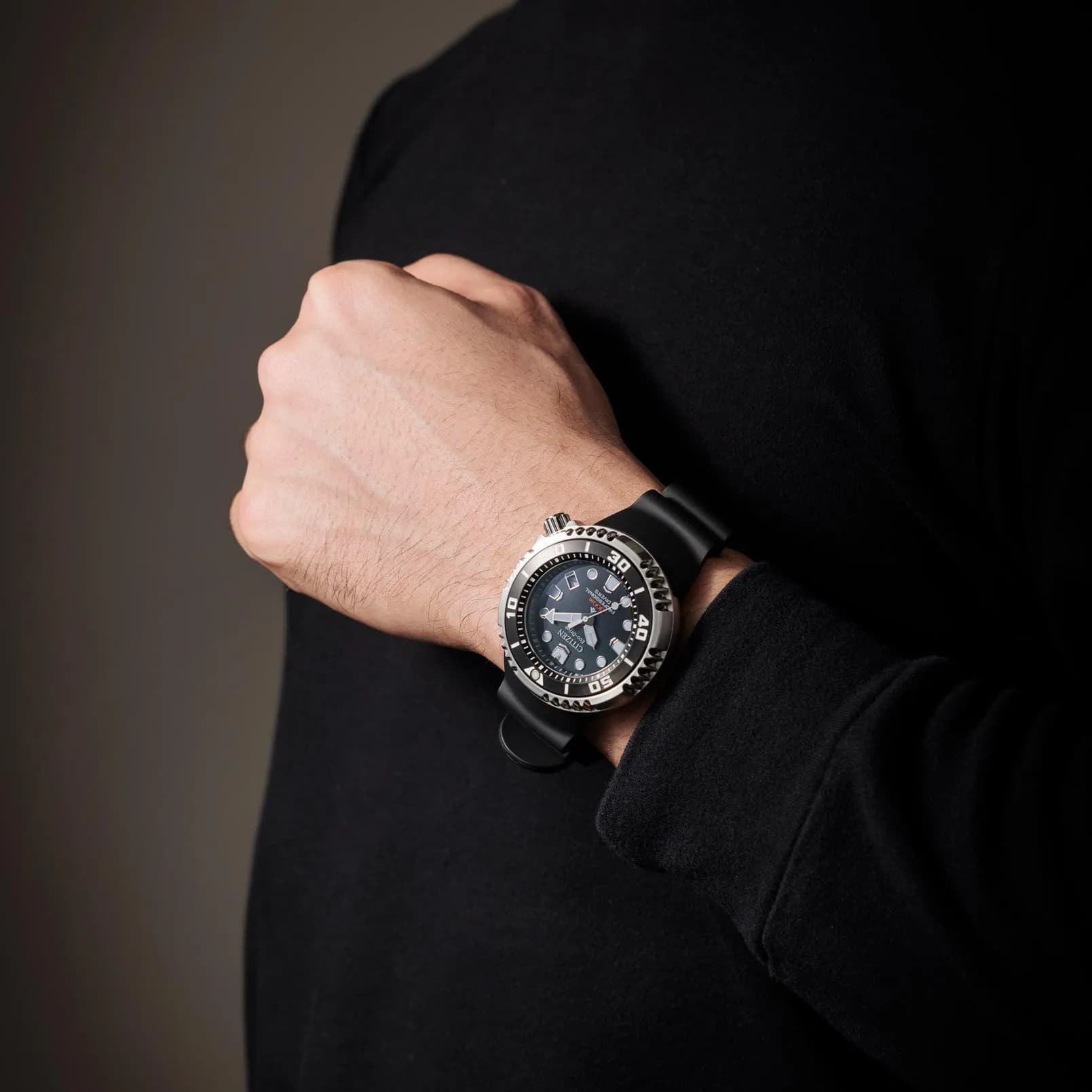 Citizen Promaster Eco-Drive Diver 300m silver/svart - BN1024-01E 7