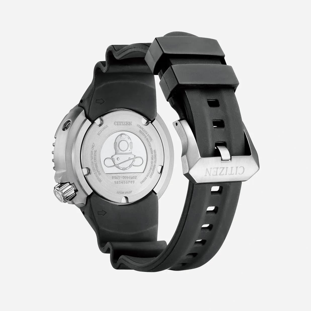 Citizen Promaster Eco-Drive Diver 300m silver/röd - BN1024-01Z 2