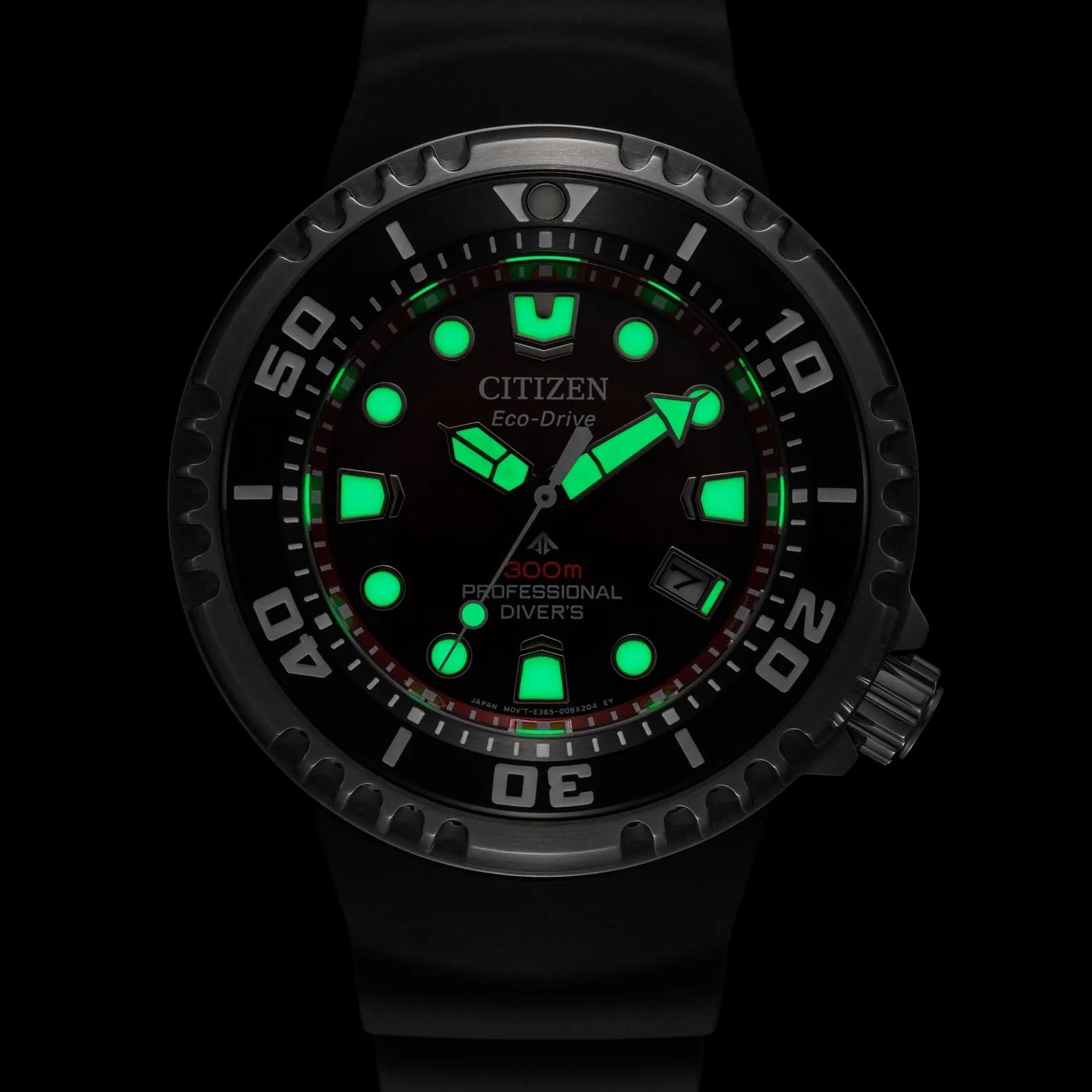 Citizen Promaster Eco-Drive Diver 300m silver/röd - BN1024-01Z 4