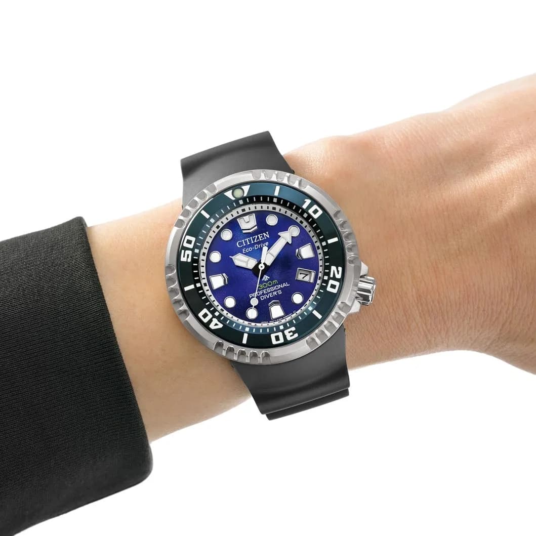 Citizen Promaster Eco-Drive Diver 300m silver/blå - BN1025-08L 4