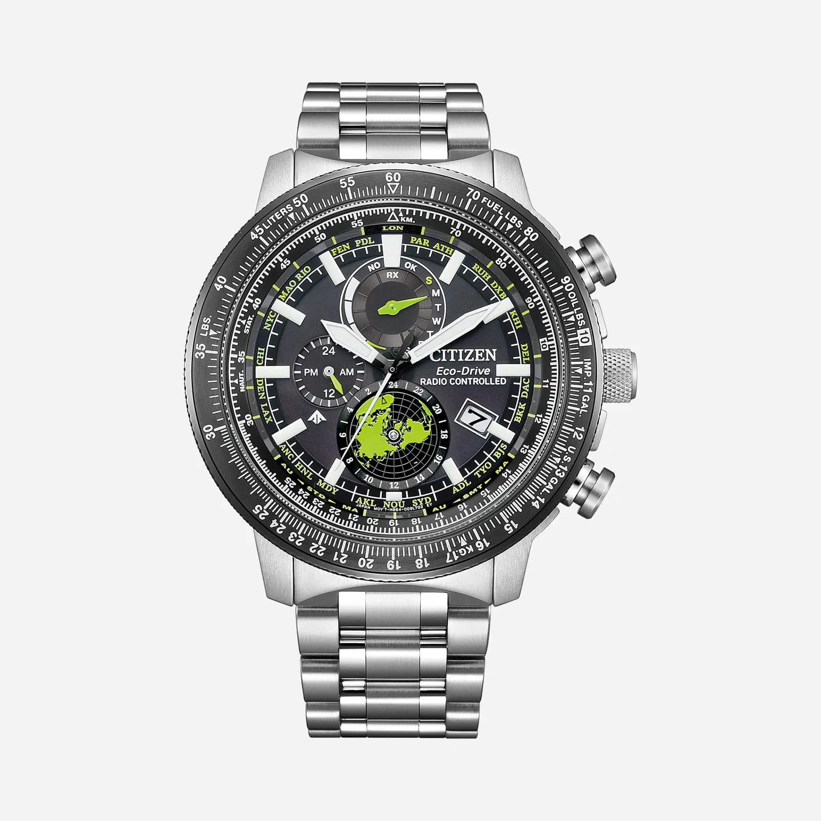 Citizen Promaster Geo Trekker, stål/svart - BY3006-53E 1