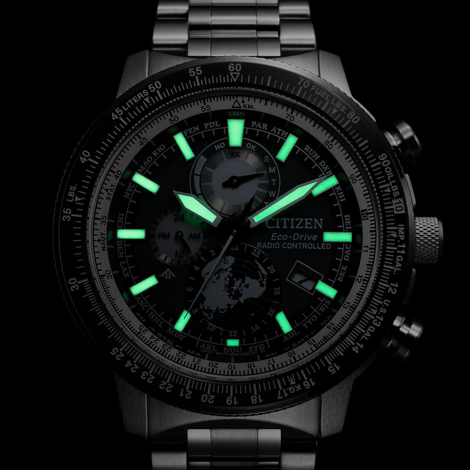 Citizen Promaster Geo Trekker, stål/grå - BY3006-53H 3