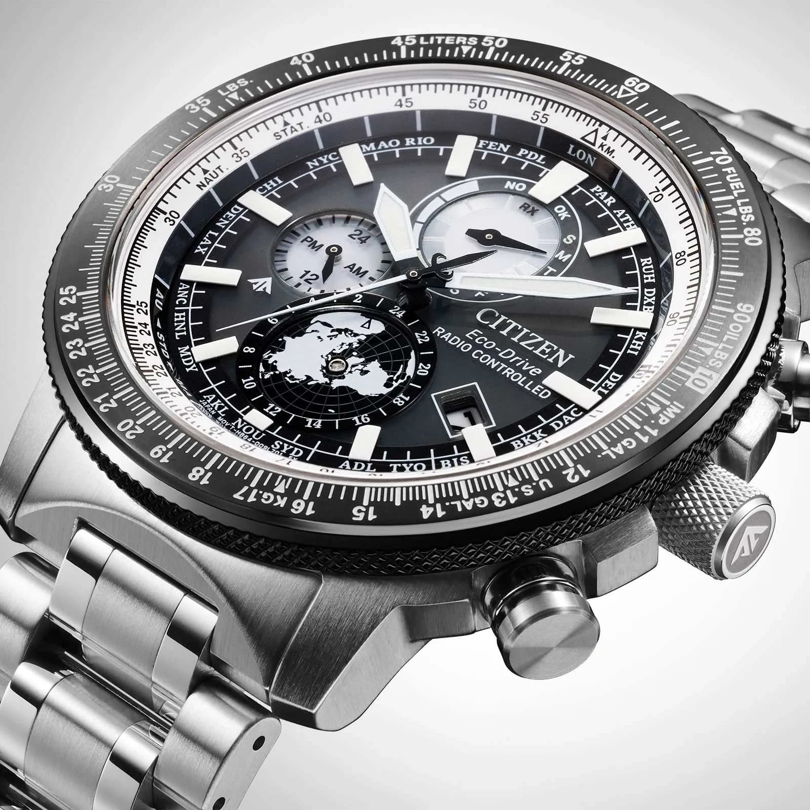Citizen Promaster Geo Trekker, stål/grå - BY3006-53H 5