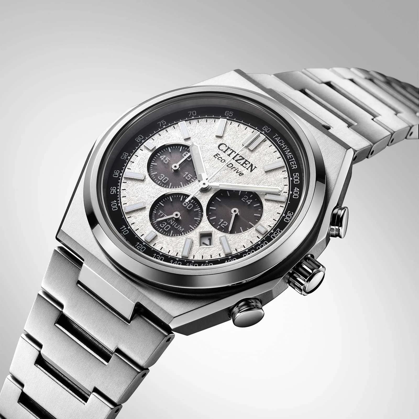 Citizen Eco Drive Super Titanium vit - CA4610-85A 4