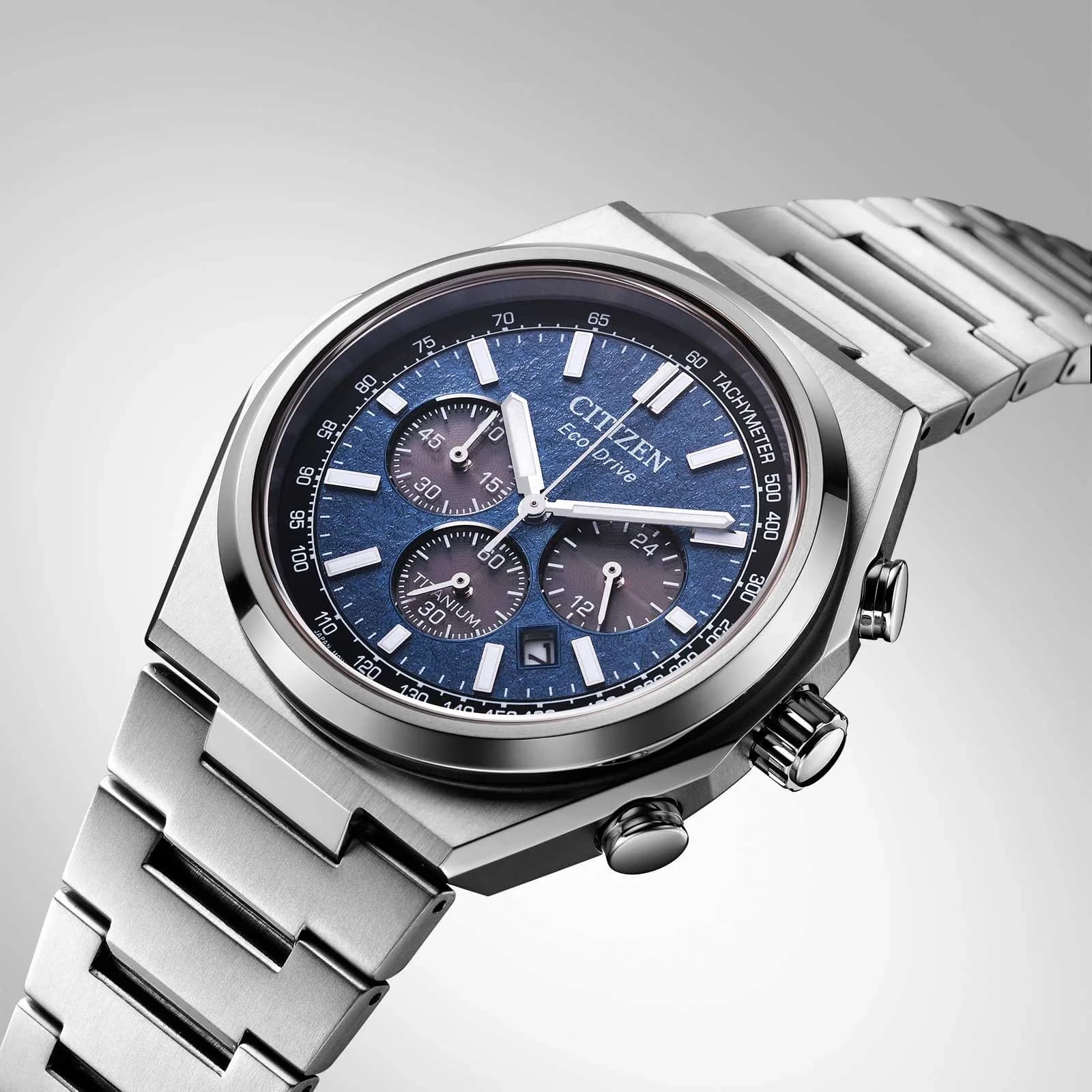 Citizen Eco Drive Super Titanium blå - CA4610-85L 4