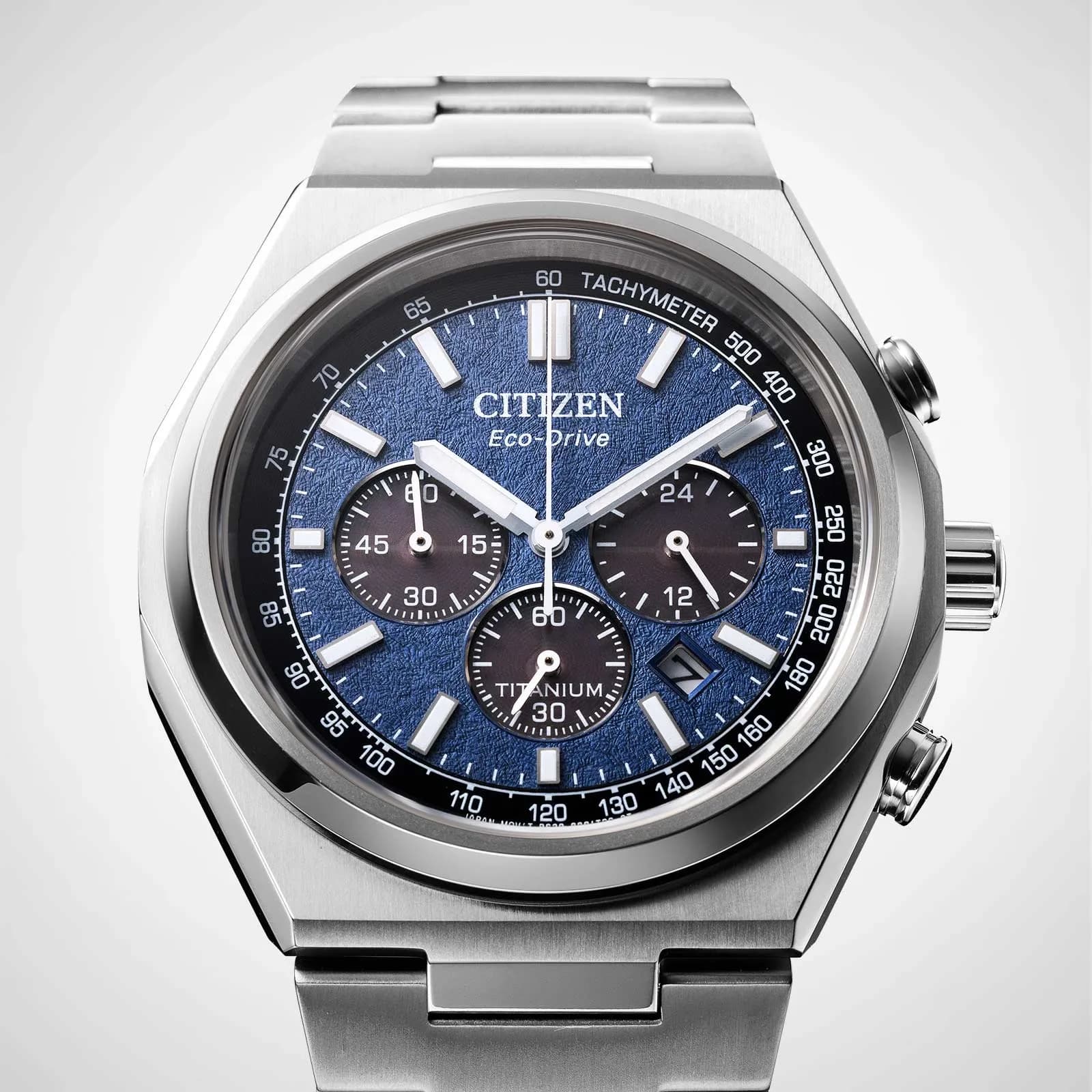 Citizen Eco Drive Super Titanium blå - CA4610-85L 5