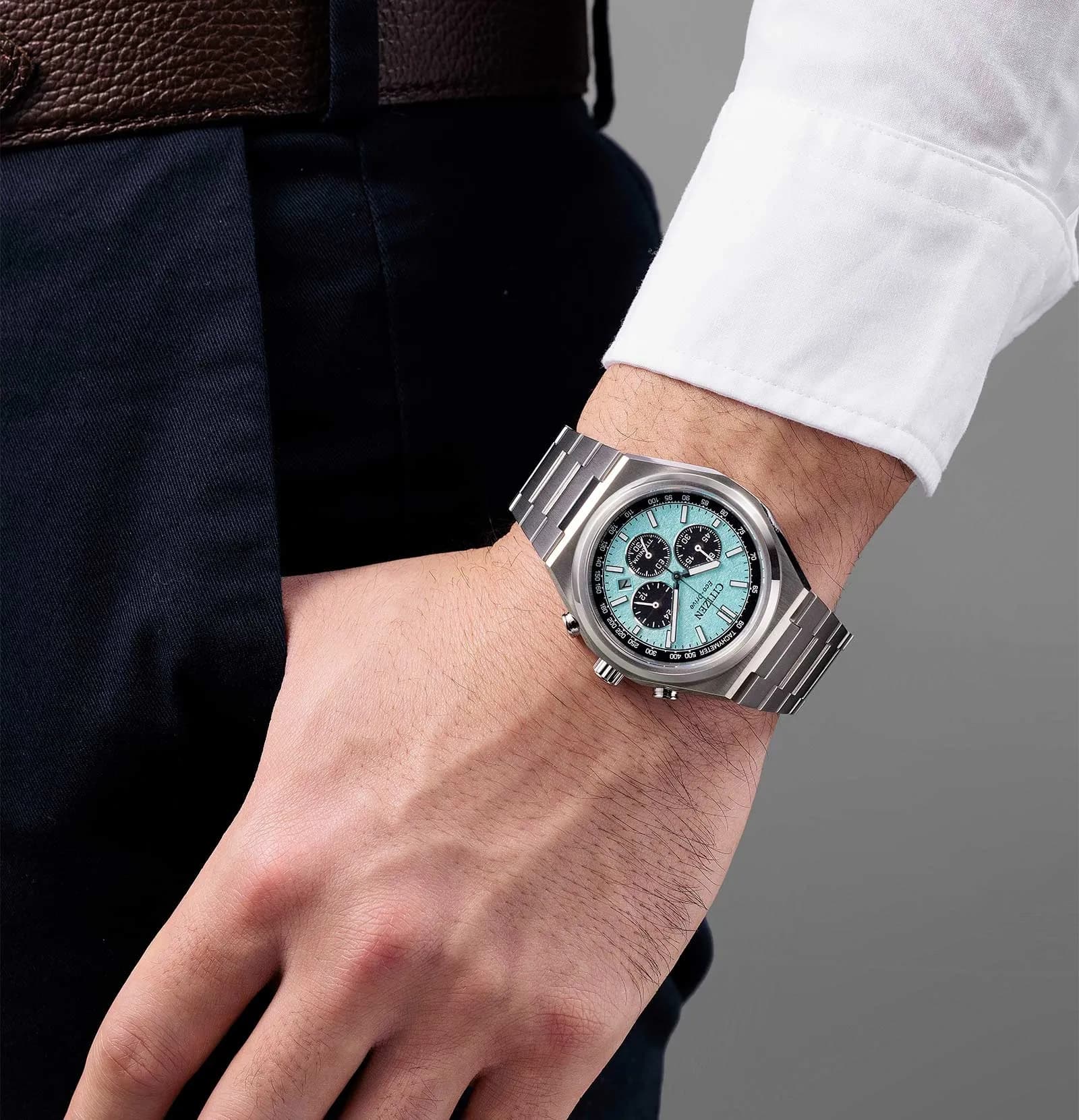Citizen Eco Drive Super Titanium turkos - CA4610-85M 6