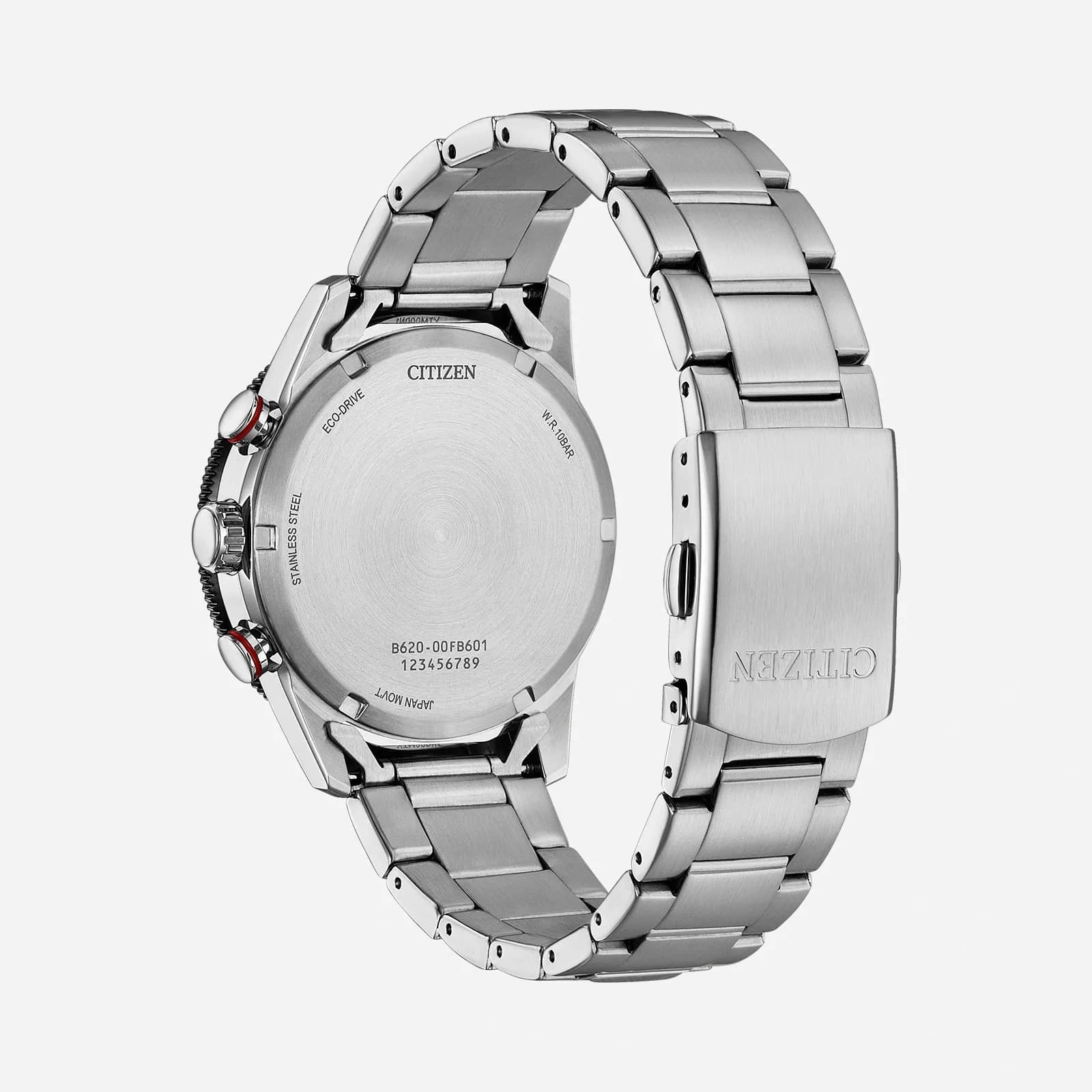 Citizen Eco-Drive Svart/Silver, Stållänk - CA4714-55E 2