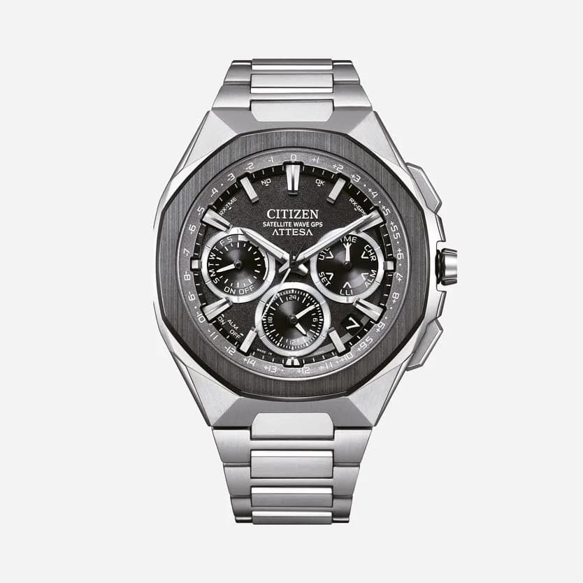 Citizen Attesa Spaceship silver/svart - CC4104-53E