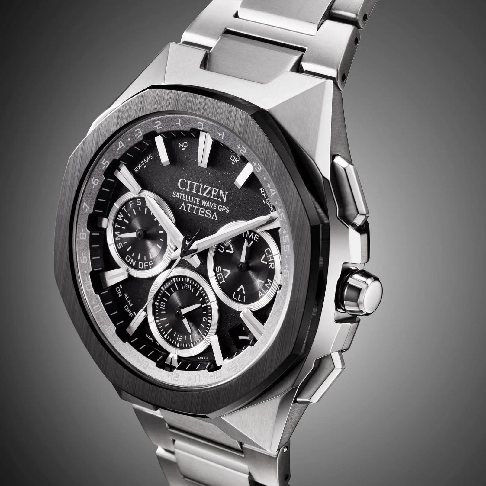 Citizen Attesa Spaceship silver/svart - CC4104-53E 6