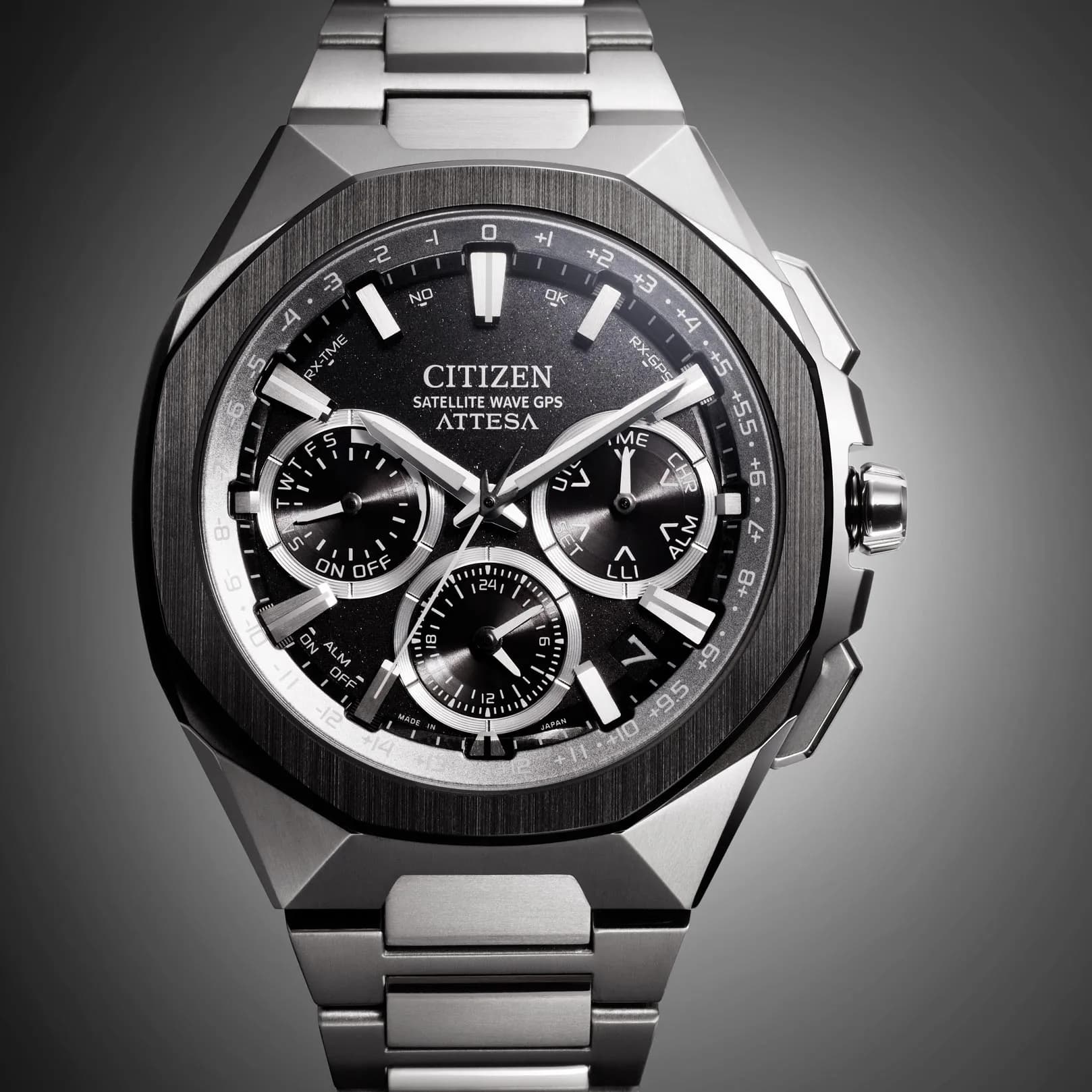 Citizen Attesa Spaceship silver/svart - CC4104-53E 9