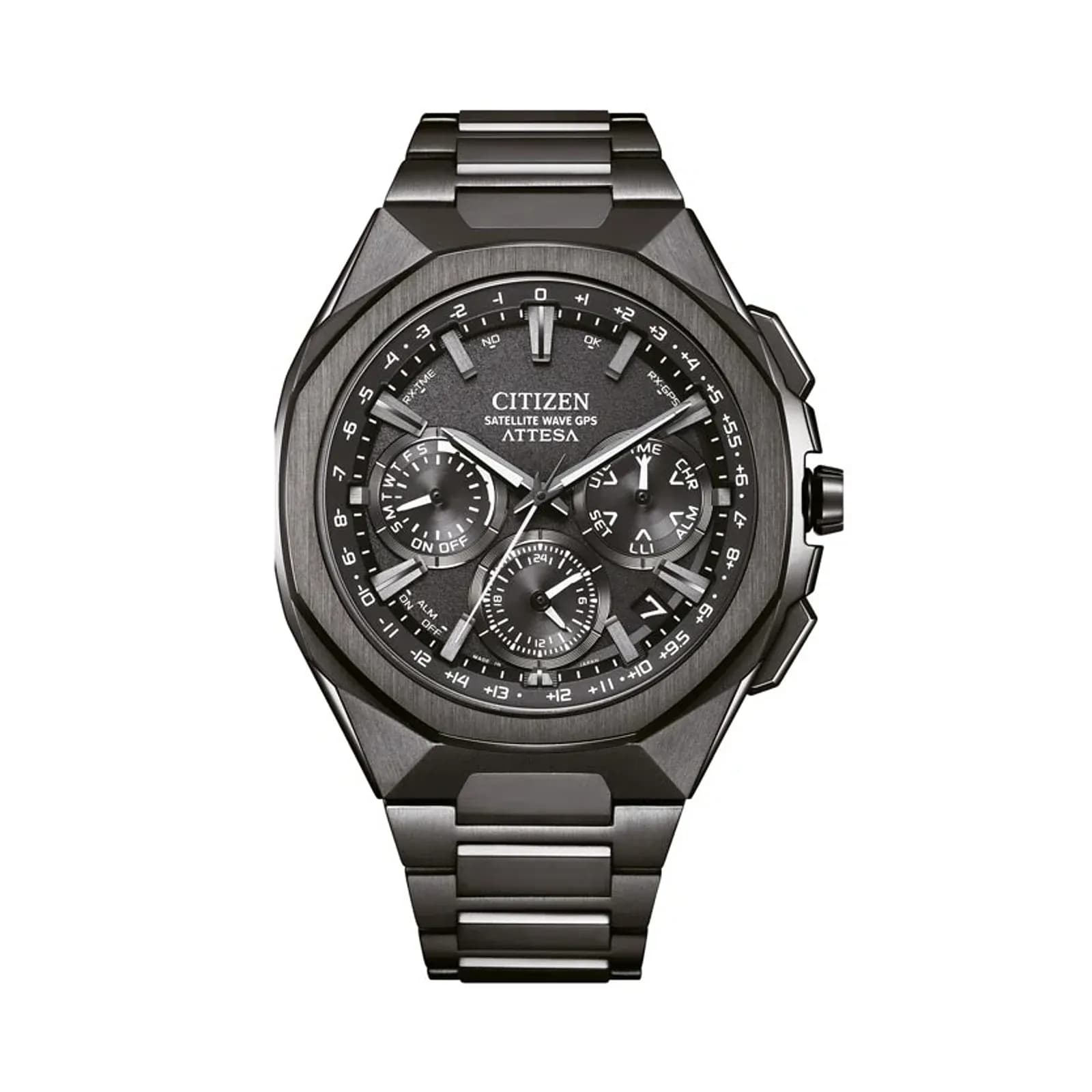Citizen Attesa Spaceship svart - CC4105-69E