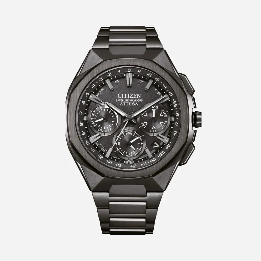 Citizen Attesa Spaceship svart - CC4105-69E