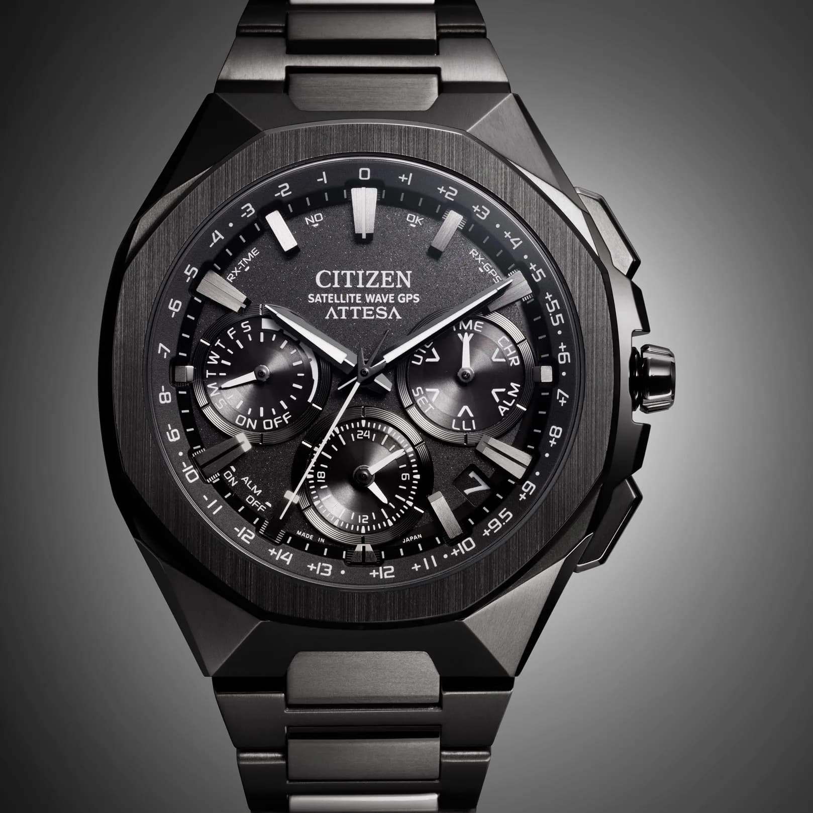 Citizen Attesa Spaceship svart - CC4105-69E 7