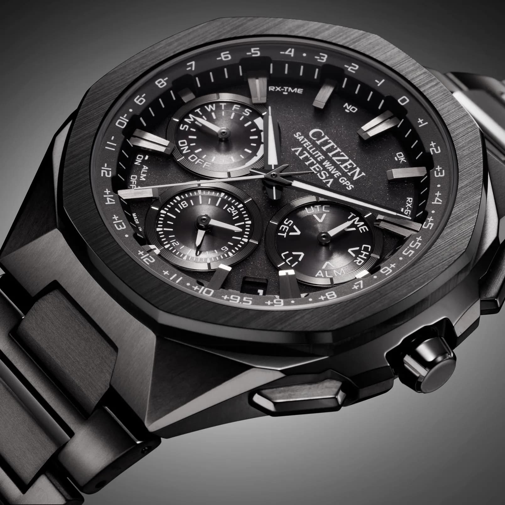 Citizen Attesa Spaceship svart - CC4105-69E 8