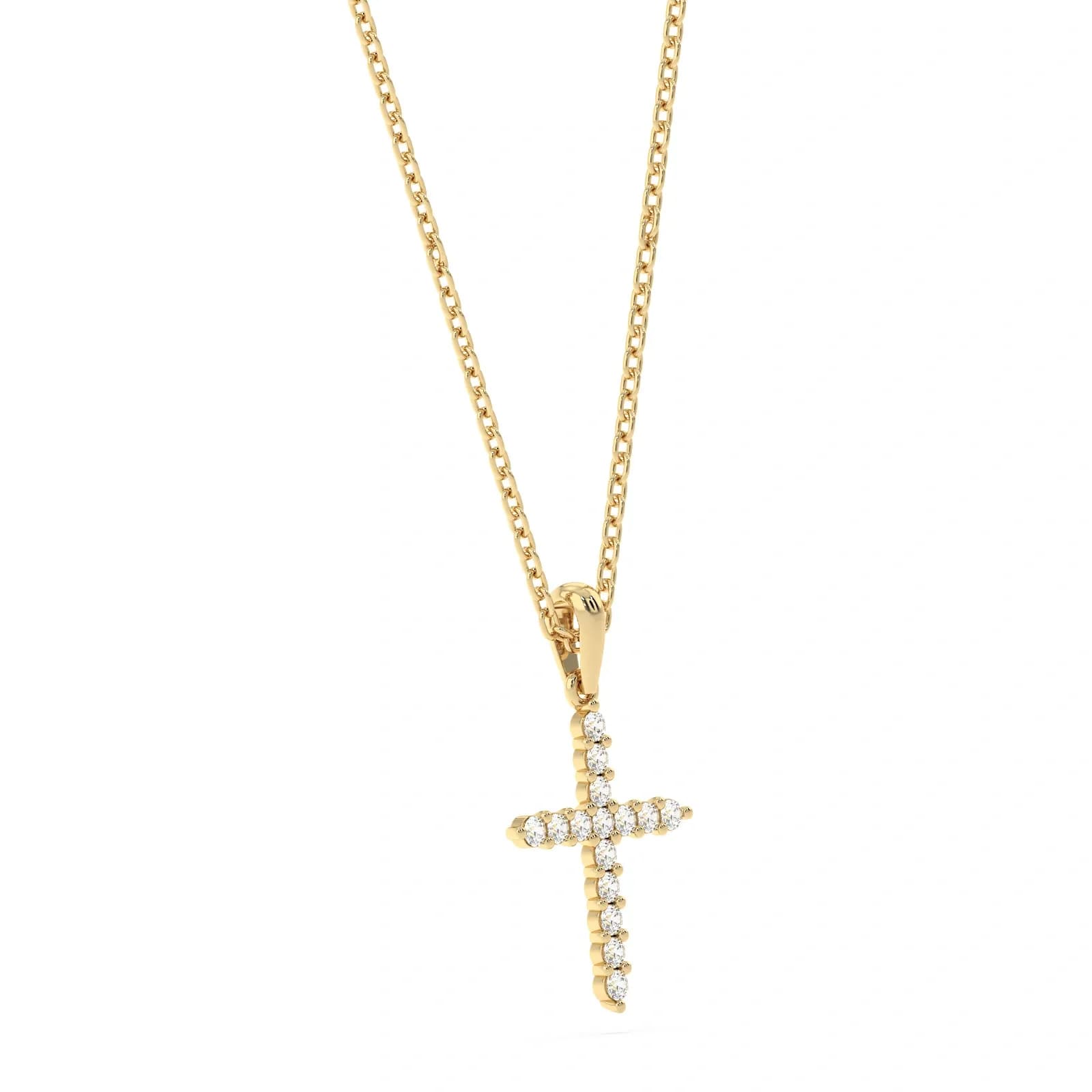 9K Gold HÄNG Cross CZ 2