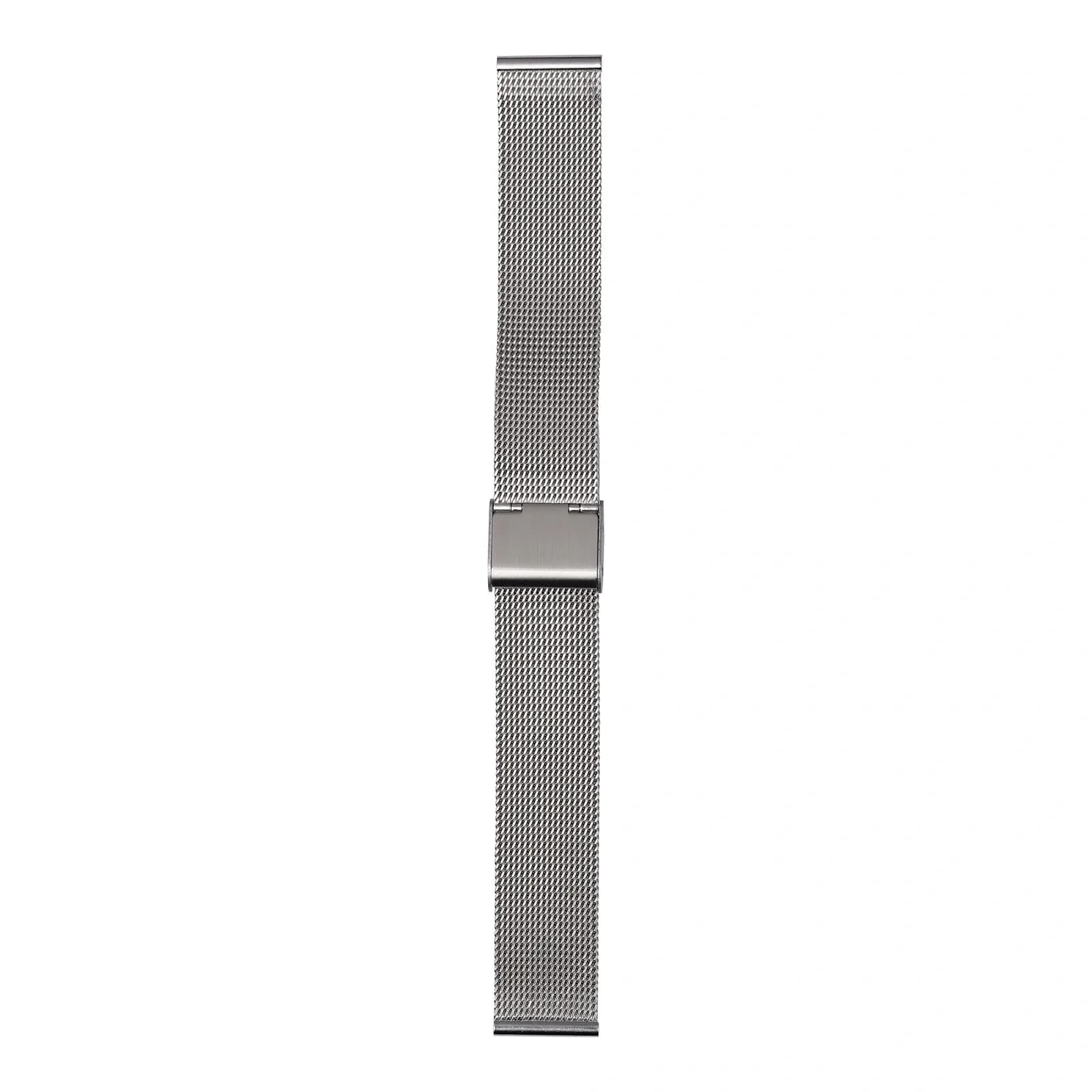 Silverfärgat meshband 18 mm