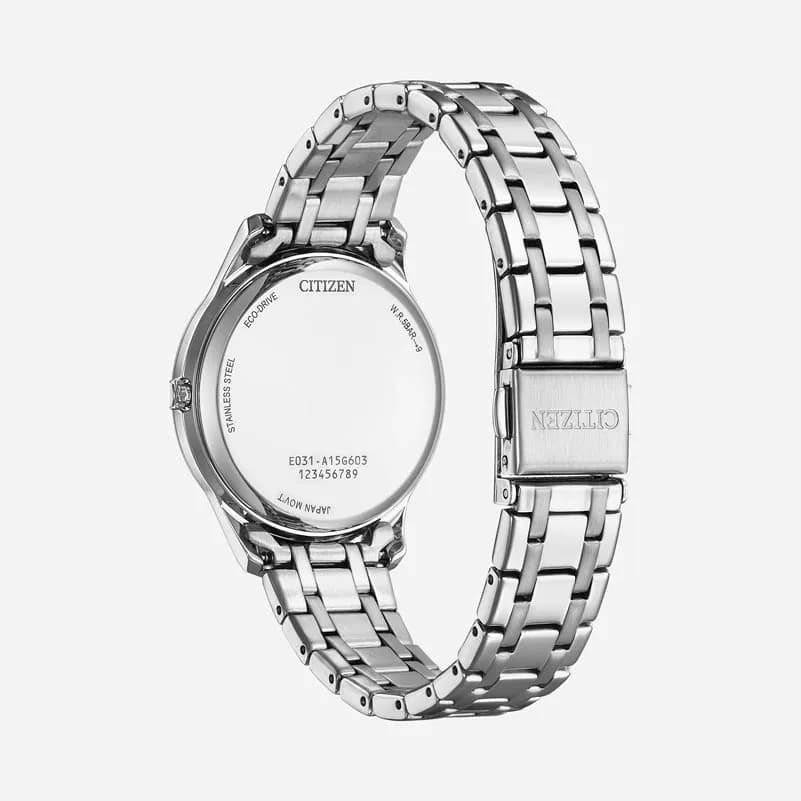 Citizen Elegance Eco-Drive metallband, silver/rosa - EM0411-71X 2