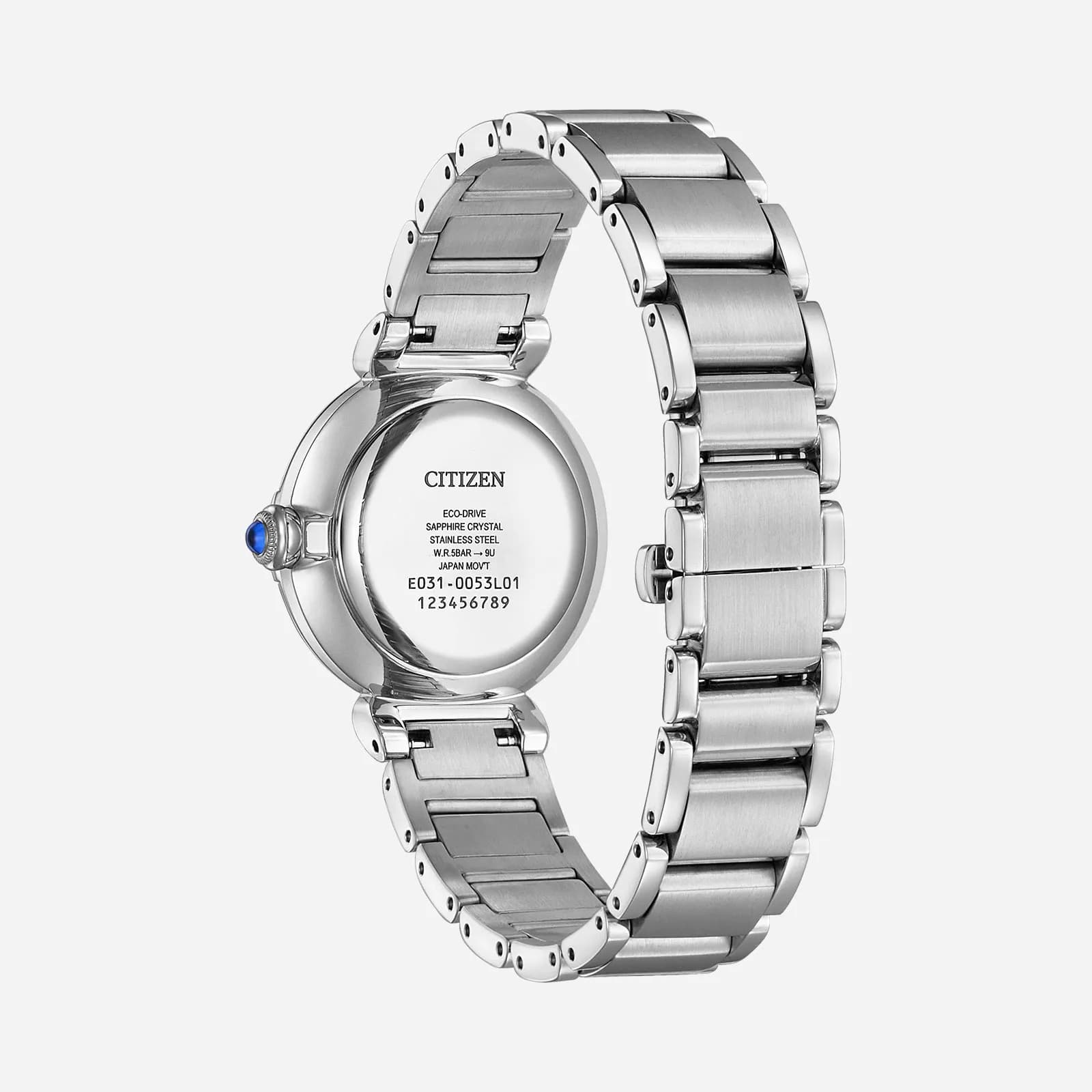 Citizen Eco-Drive Blå/Silver, Stållänk - EM1070-83L 2