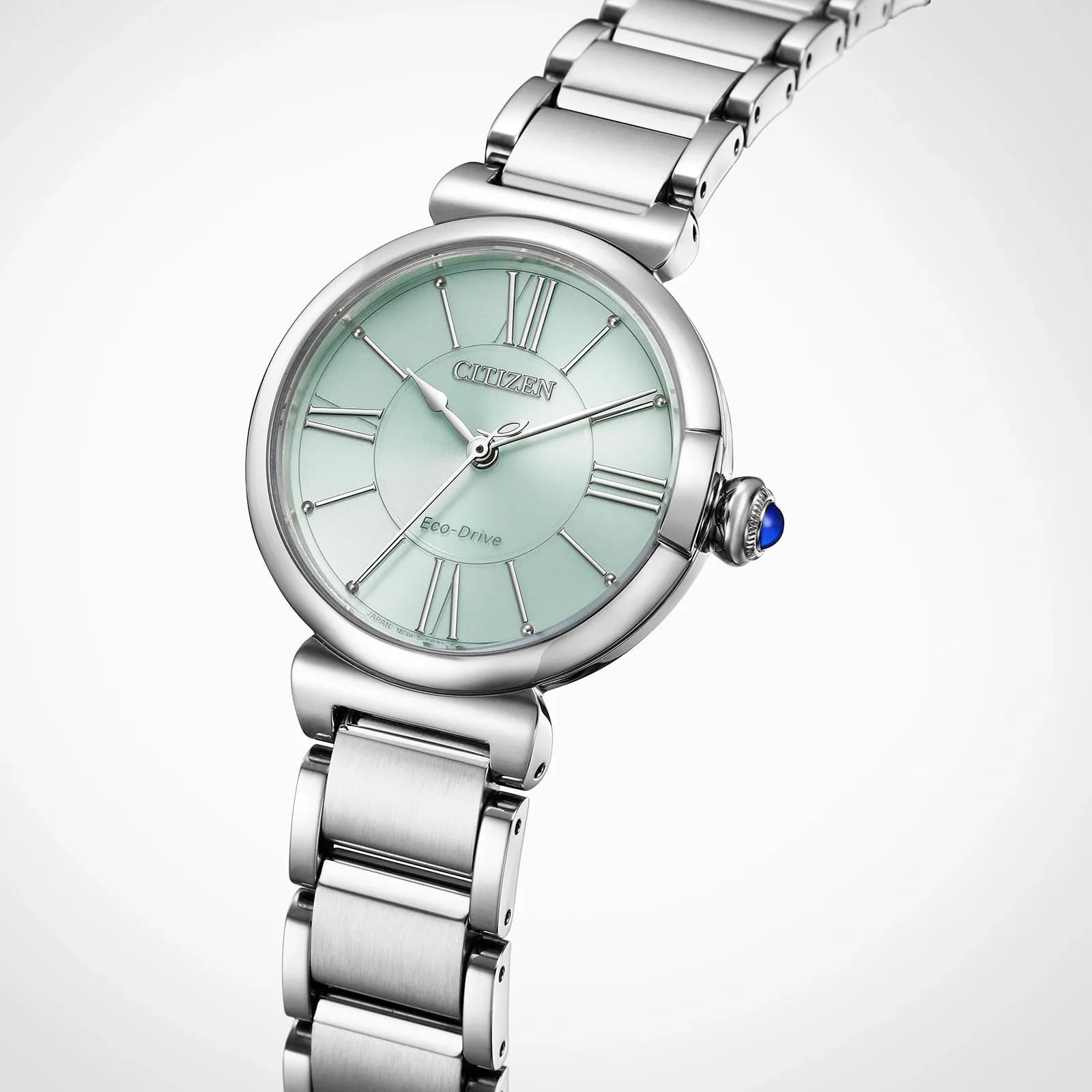 Citizen Eco-Drive Blå/Silver, Stållänk - EM1070-83L 4