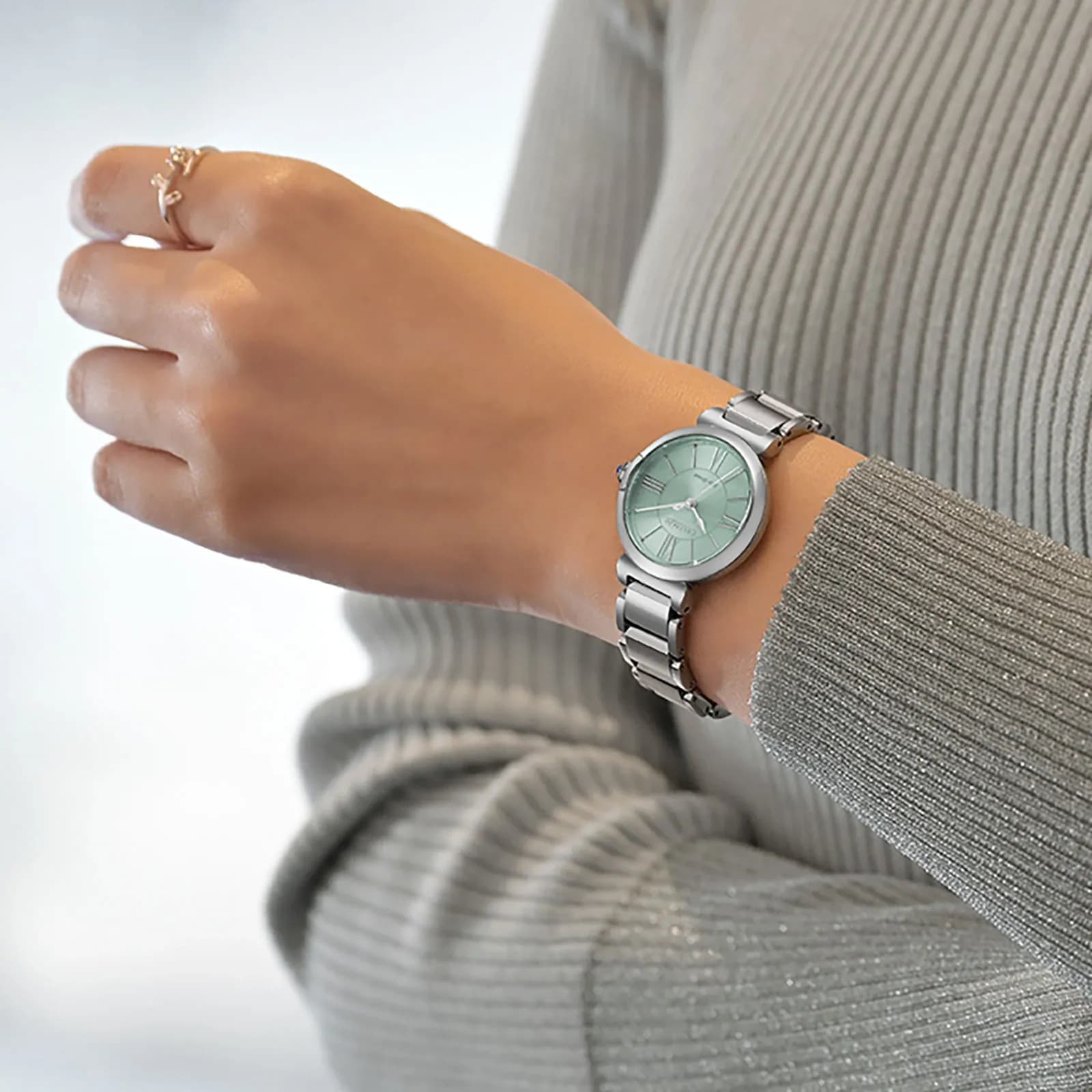 Citizen Eco-Drive Blå/Silver, Stållänk - EM1070-83L 6