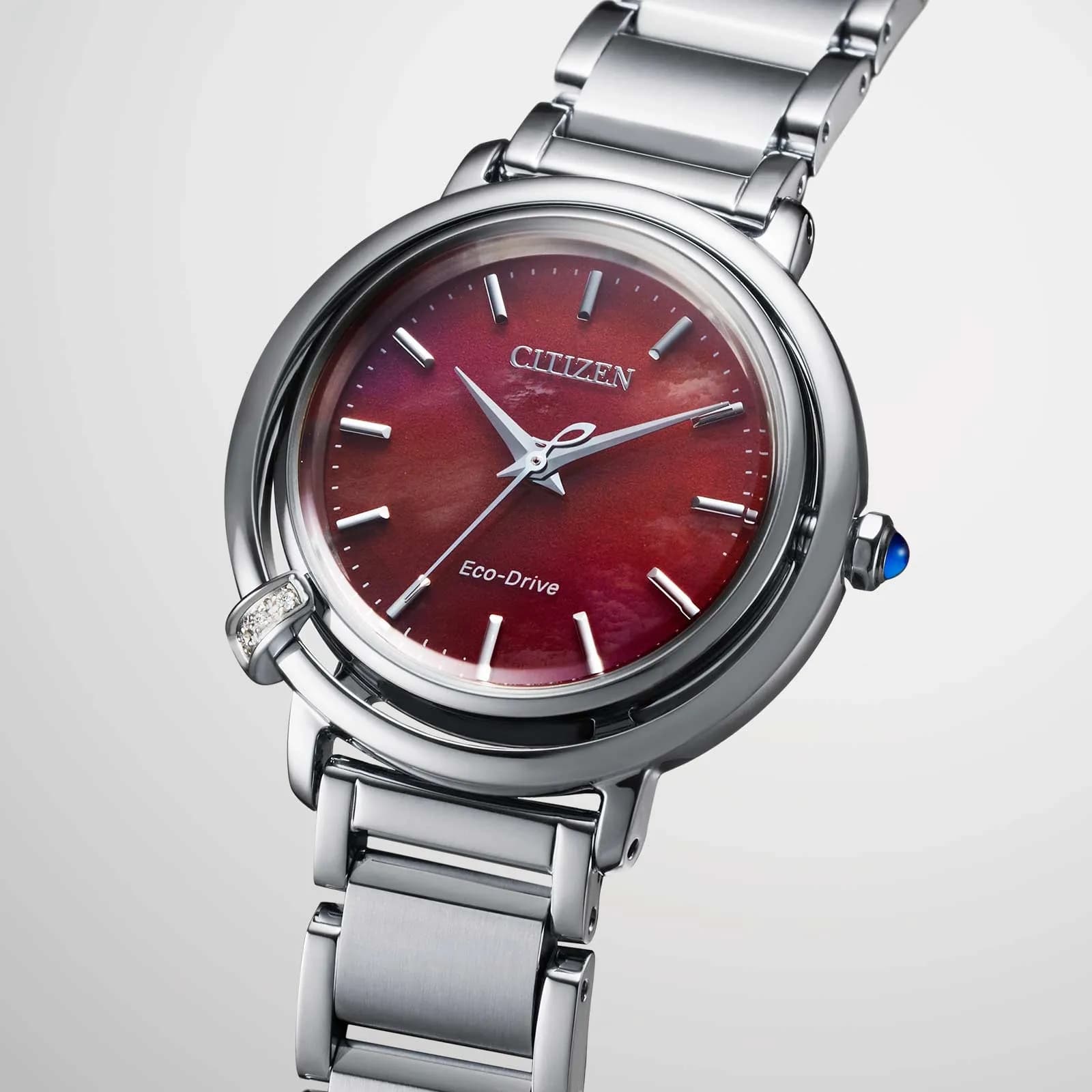 Citizen L Arcly Eco-Drive damklocka stål/röd - EM1090-78X 3