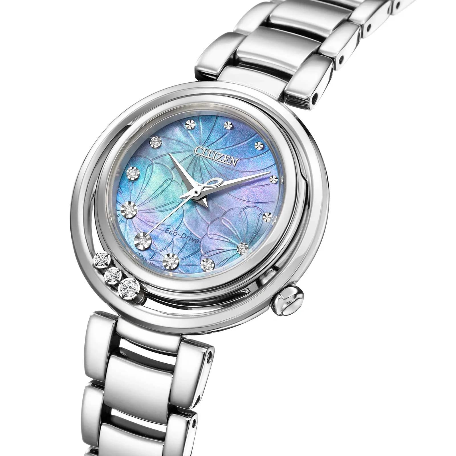 Citizen L Arcly Eco-Drive damklocka stål/blå - EM1110-81N 4
